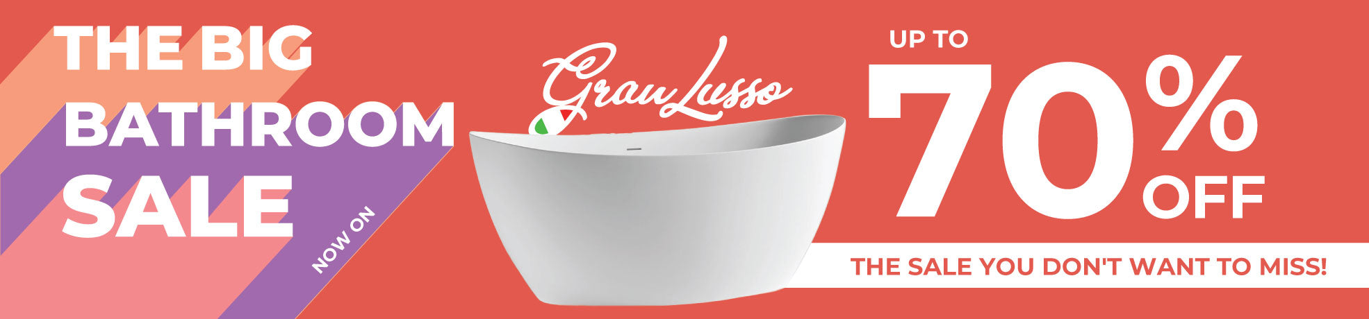 Save up to 70% off Granlusso banner
