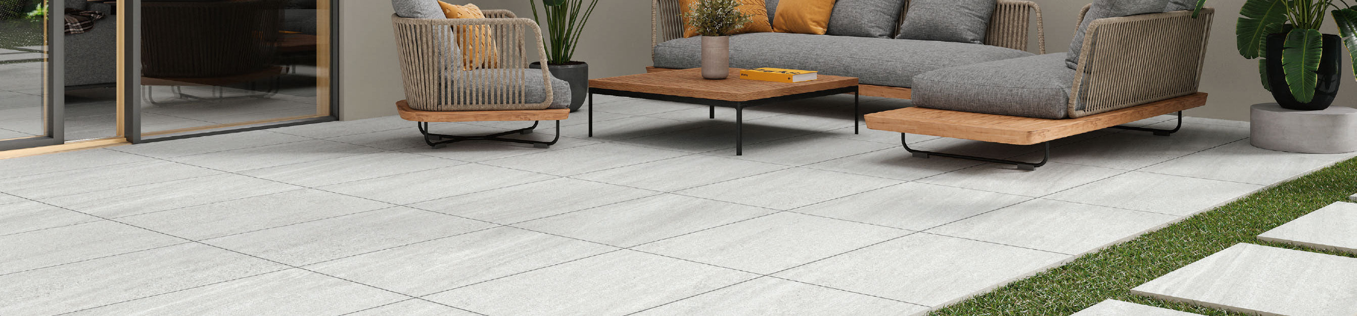 Outdoor Tiles at back garden