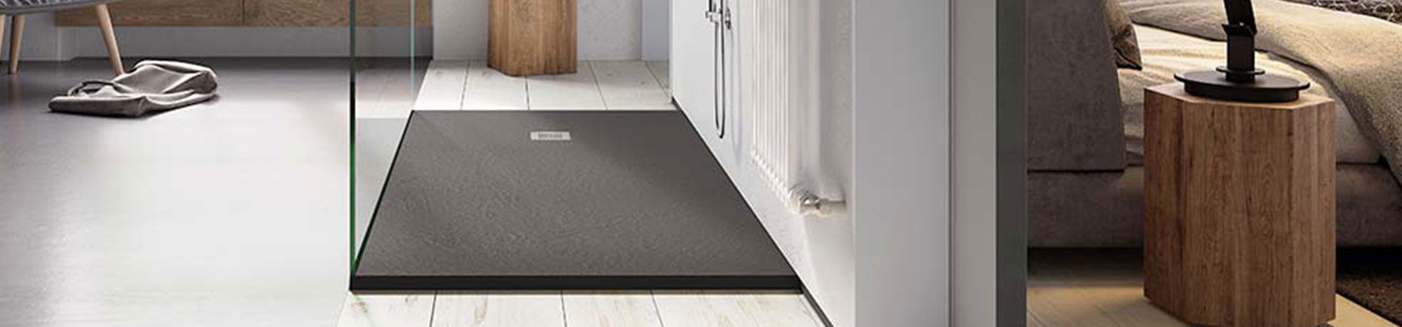 Offset Quadrant Shower Trays
