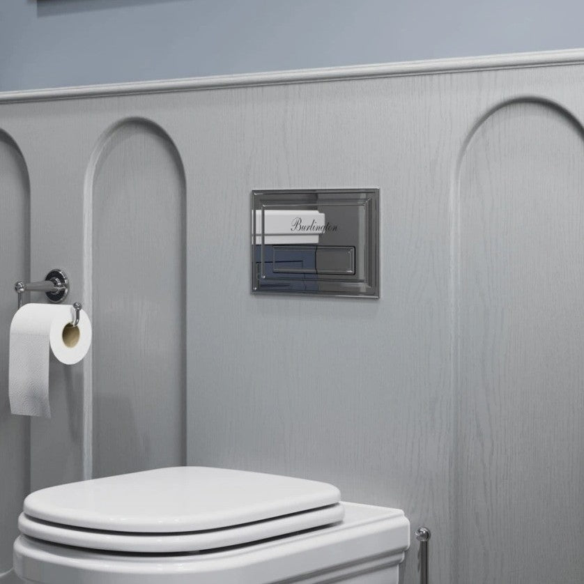 Burlington Traditional Flush Plate For Concealed Cistern