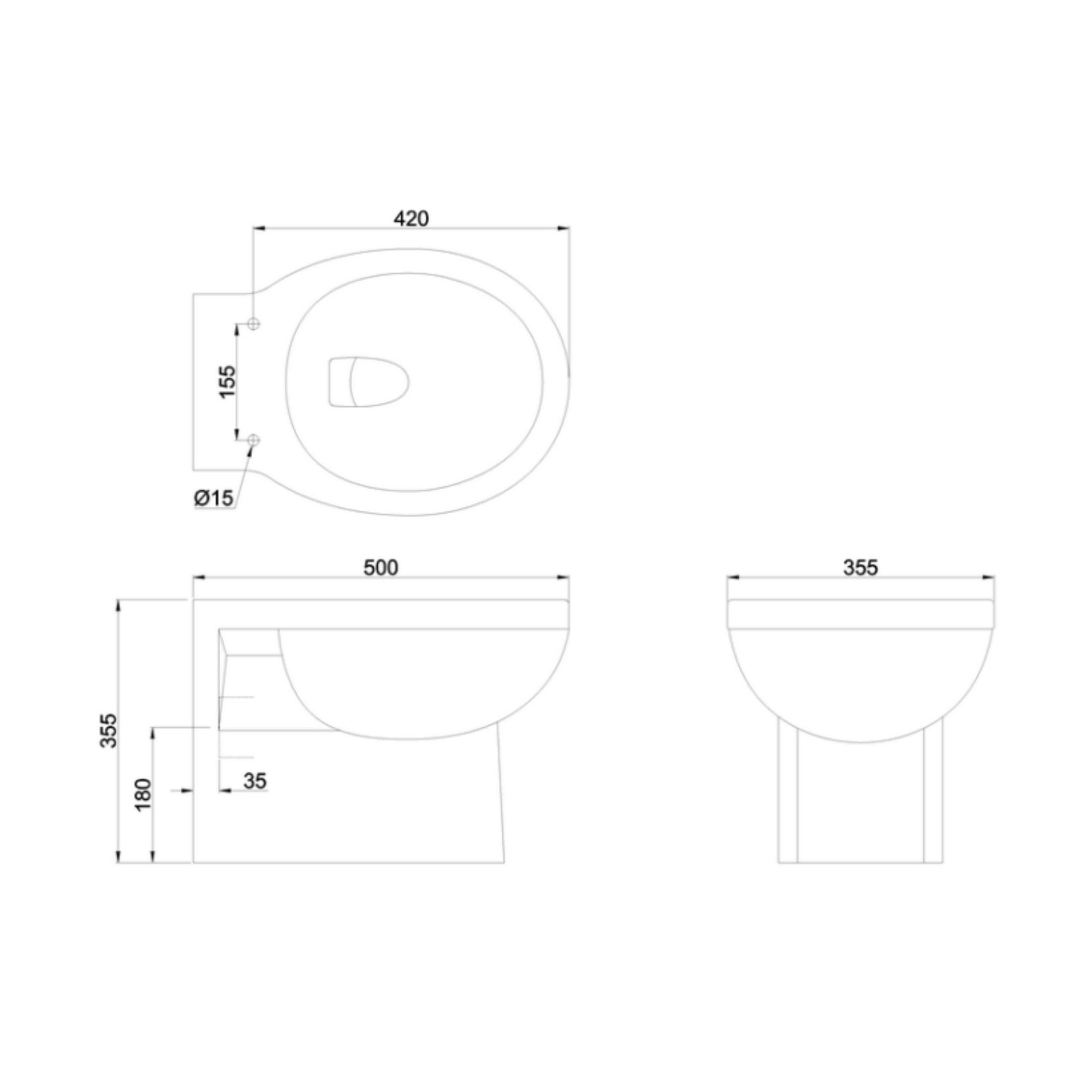 Burlington Wall-Hung WC Pan