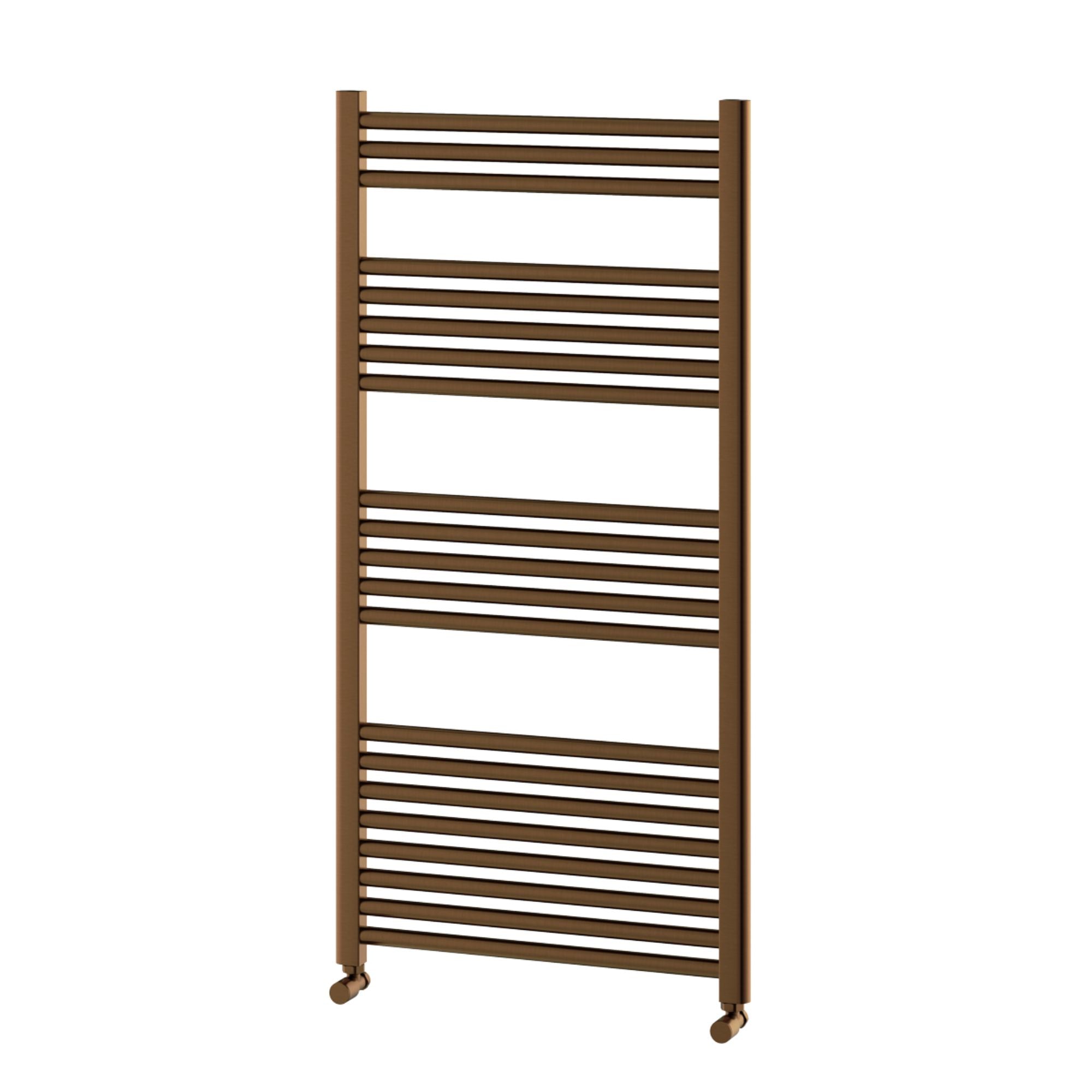Como Aromawell Heated Towel Rail - Brushed Bronze