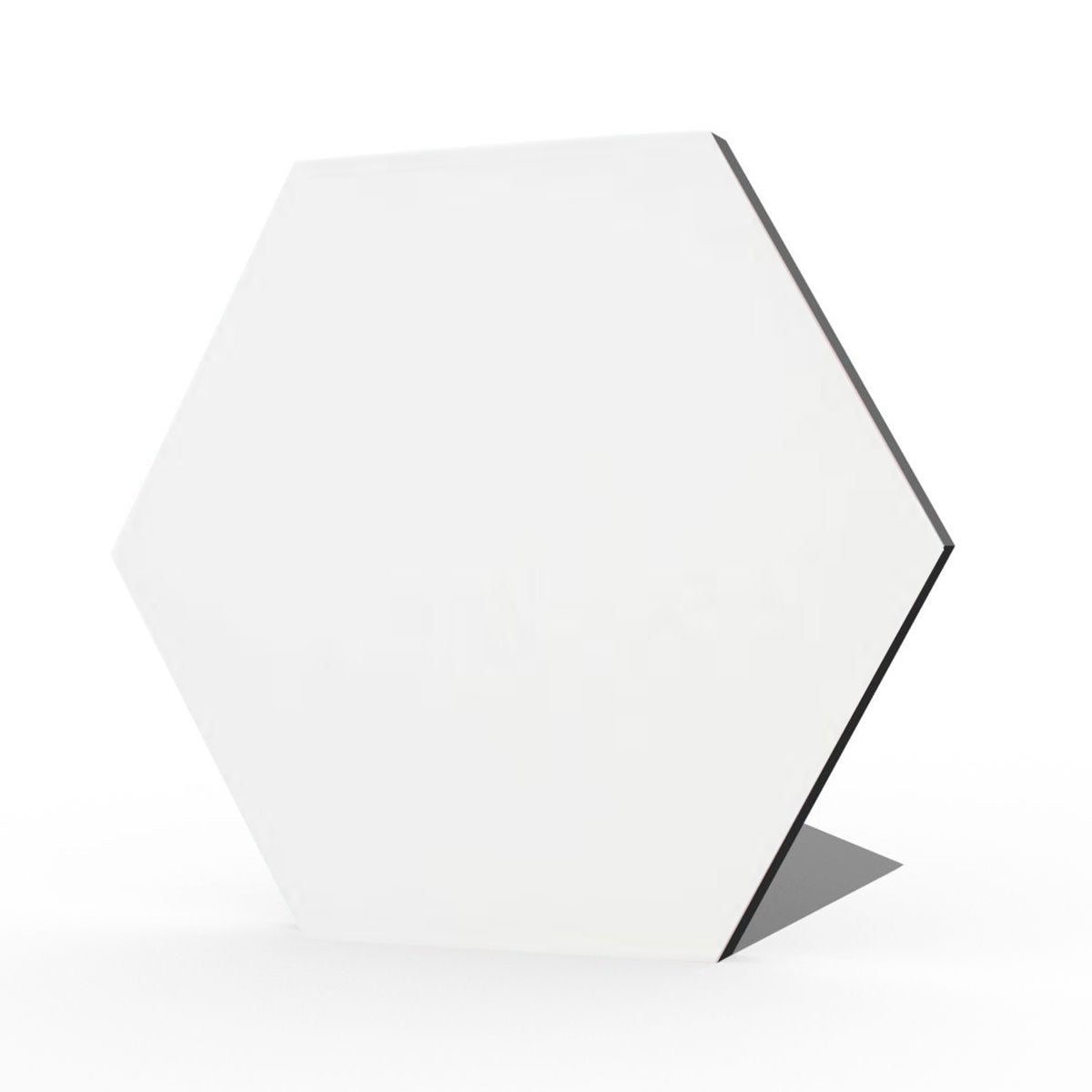 Deluxe Lilypad Base Blanco Hex Porcelain Tile 23x20cm Matt