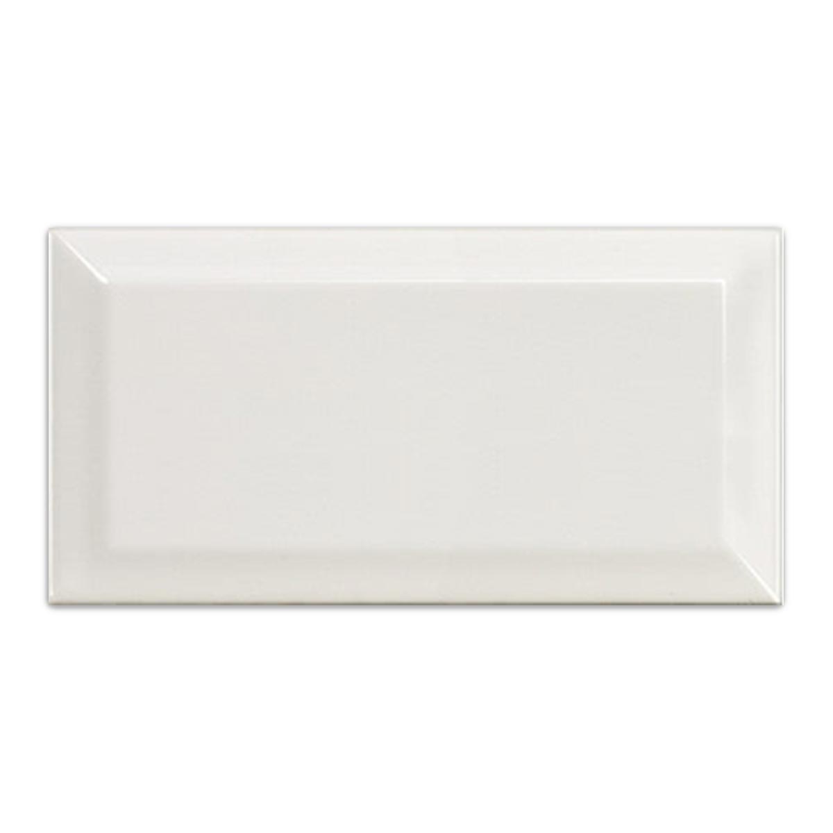 Deluxe Metro Bevel Edge Gloss Tile 10x20cm