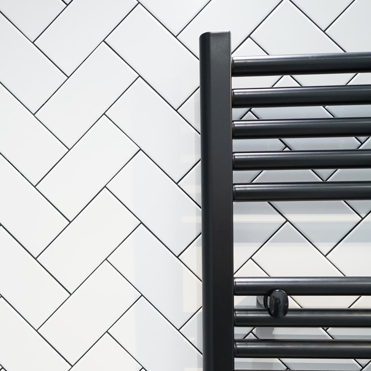 Deluxe Metro Flat White Matt Wall Tile 7.5x15cm