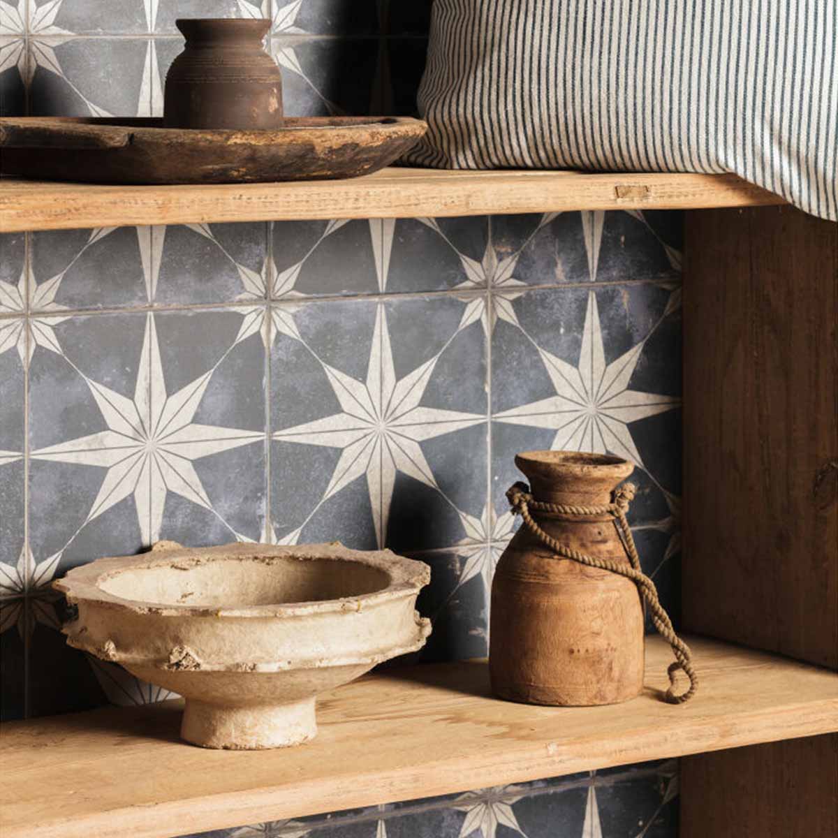 FS Star Sky Patterned Porcelain Tile 45x45cm Matt Lifestyle