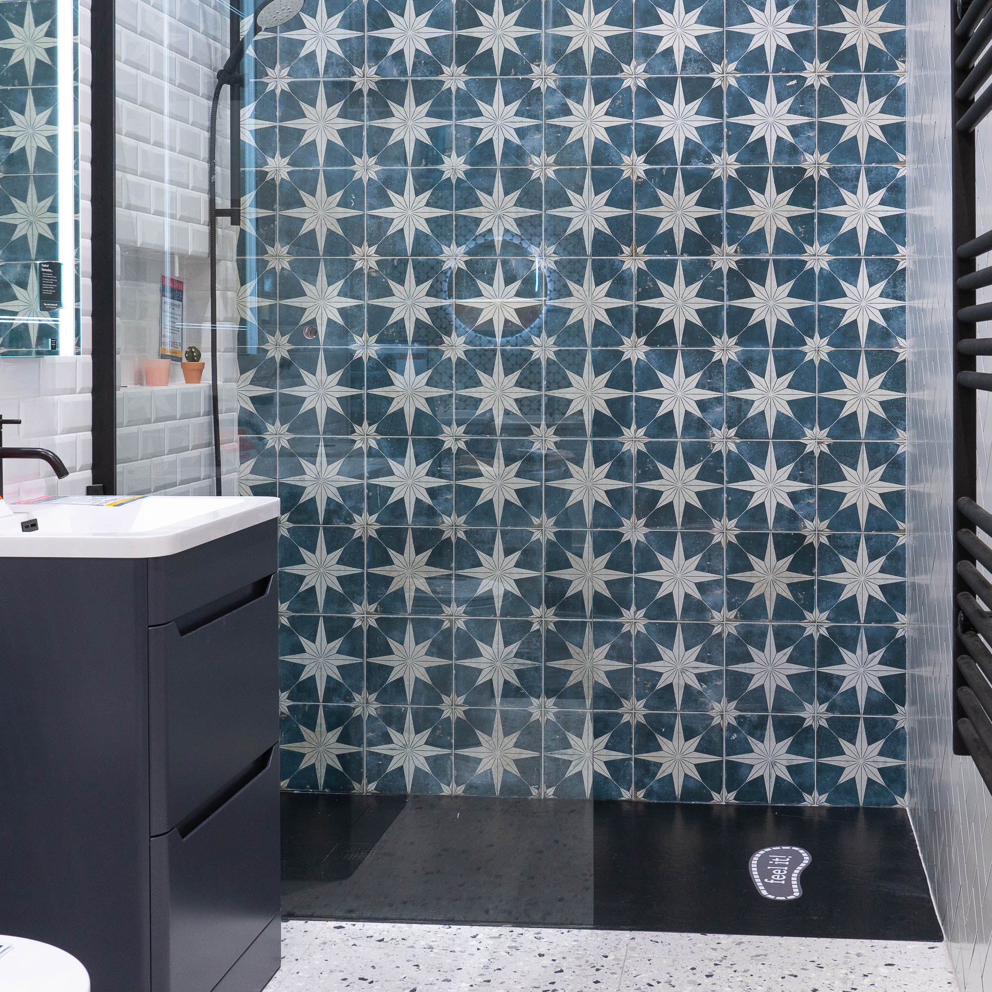 FS Star Sky Patterned Porcelain Tile 45x45cm Matt