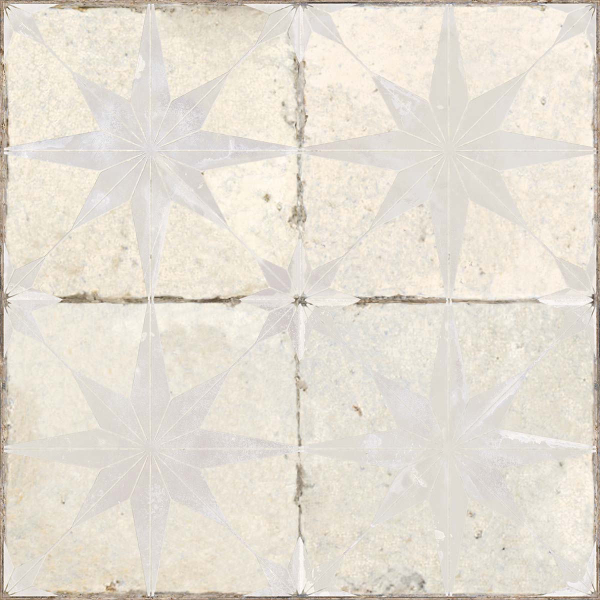 FS Star White 4D Pattern Tile 45x45cm Matte