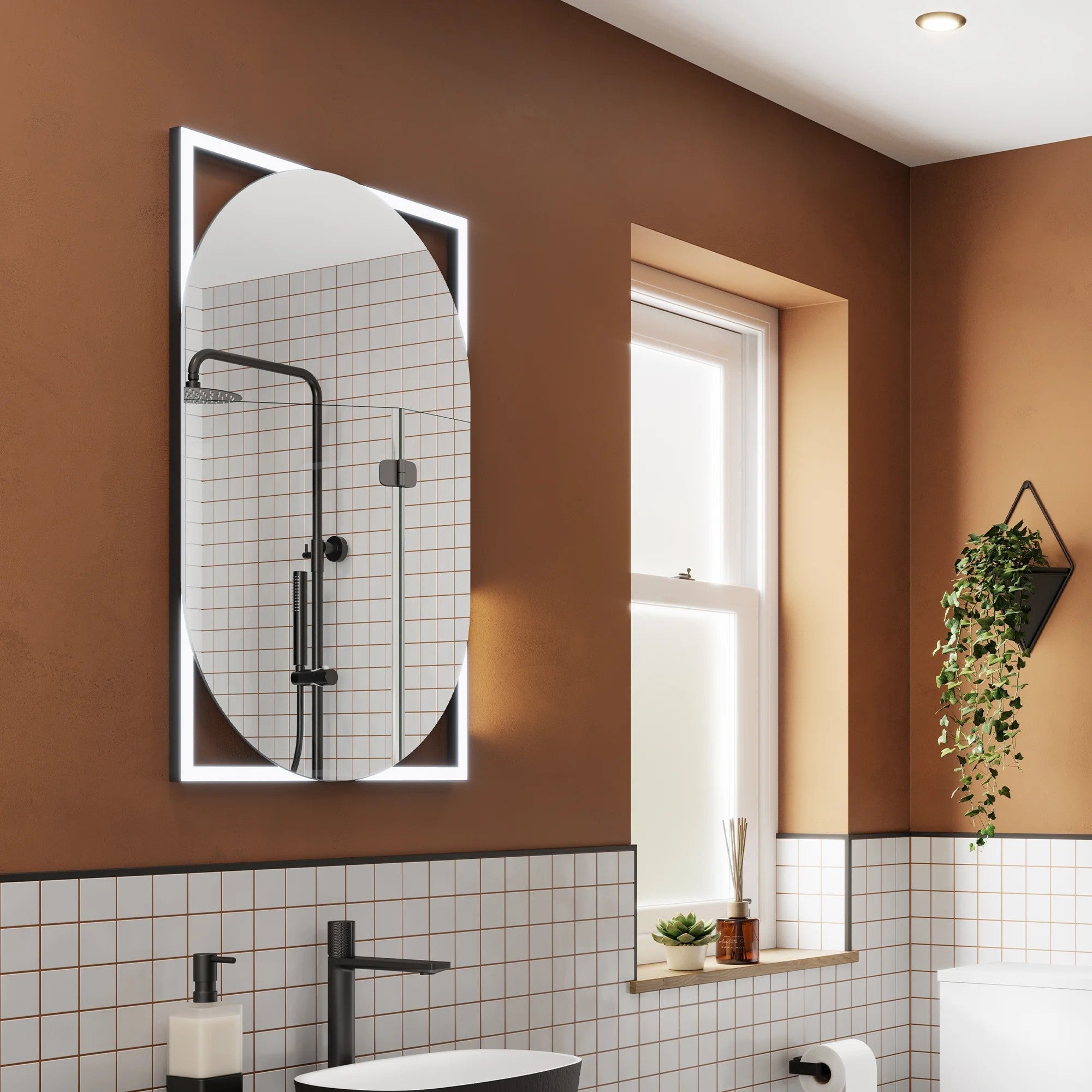 HiB Rubin LED Illuminated Bathroom Mirror