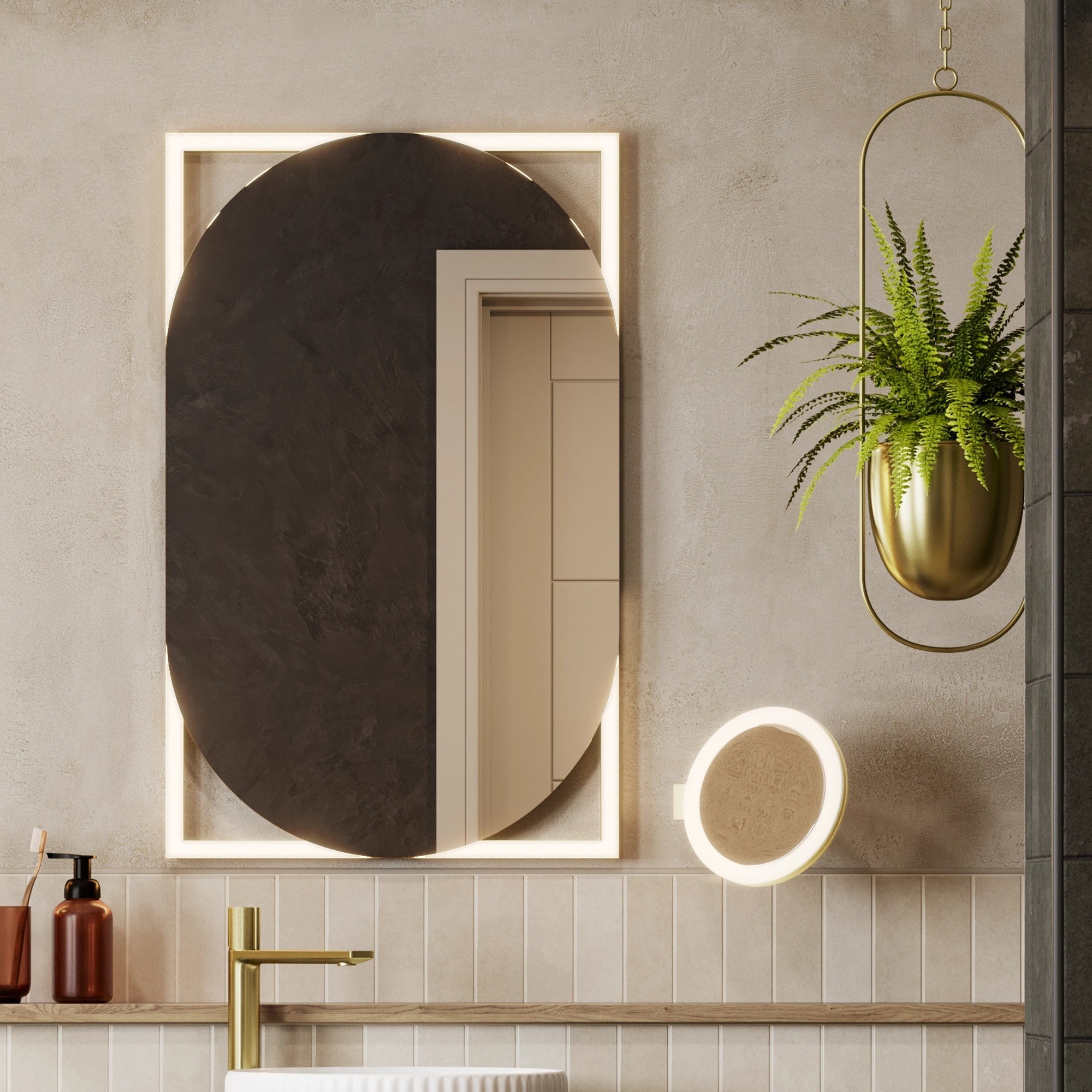 HiB Rubin LED Illuminated Bathroom Mirror