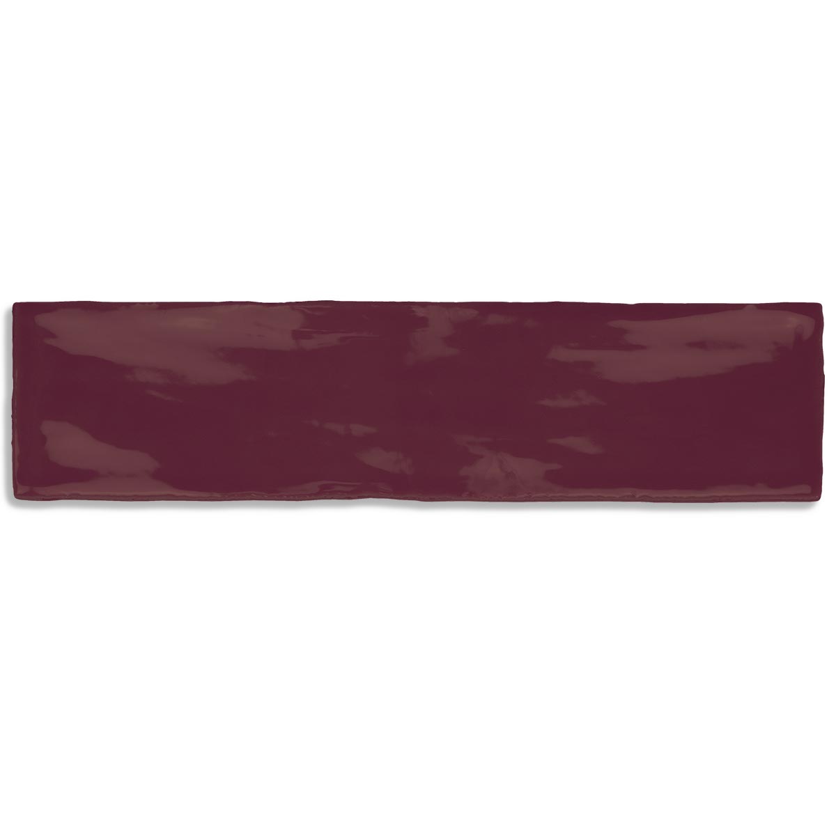Poitiers Bordeaux Wall Tile 7.5x30cm Gloss