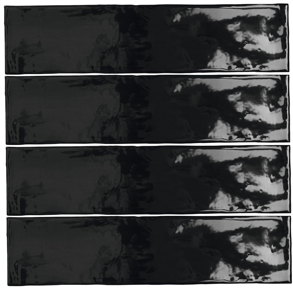 Poitiers Black Matt Wall Tile