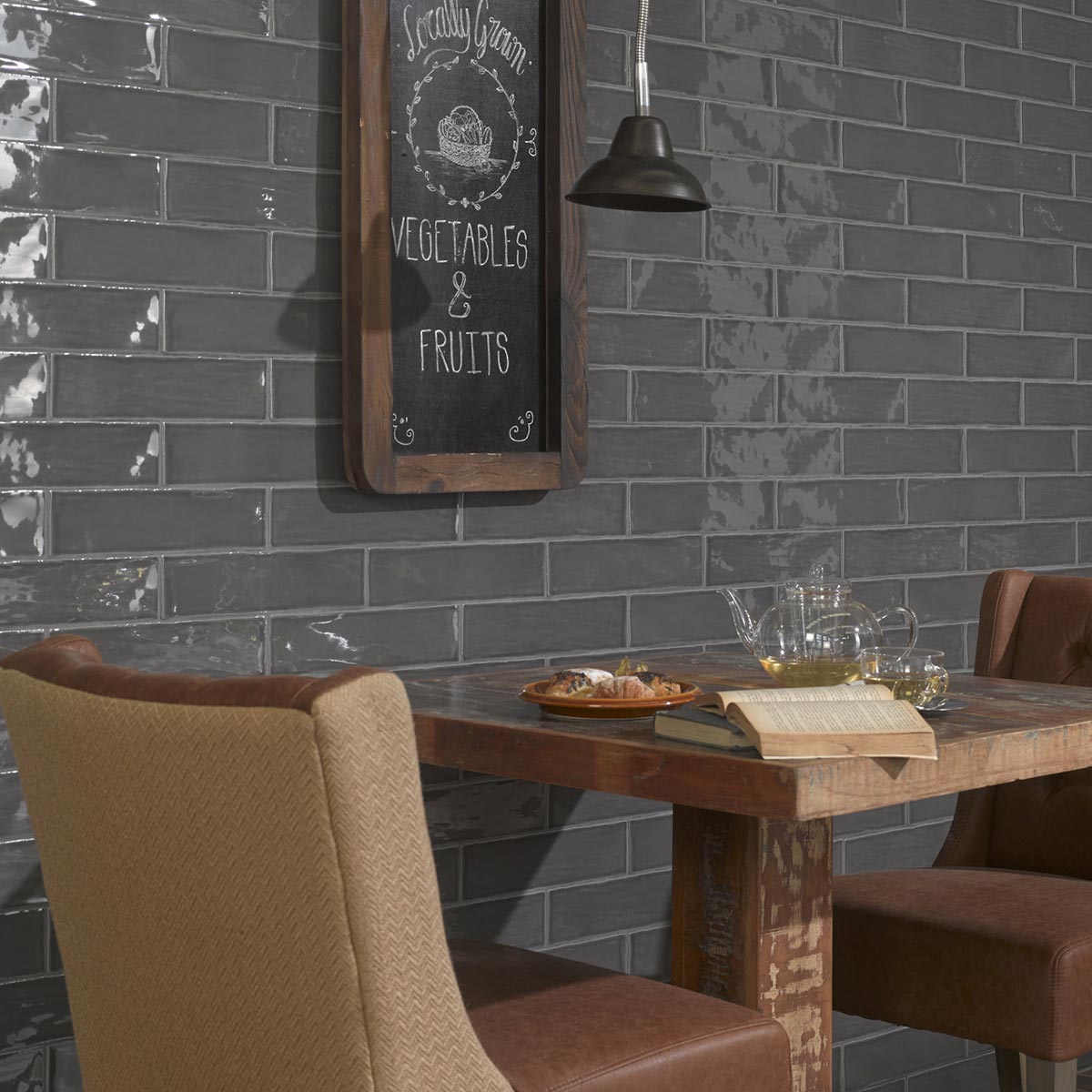 Poitiers Smoke Matt Wall Tile