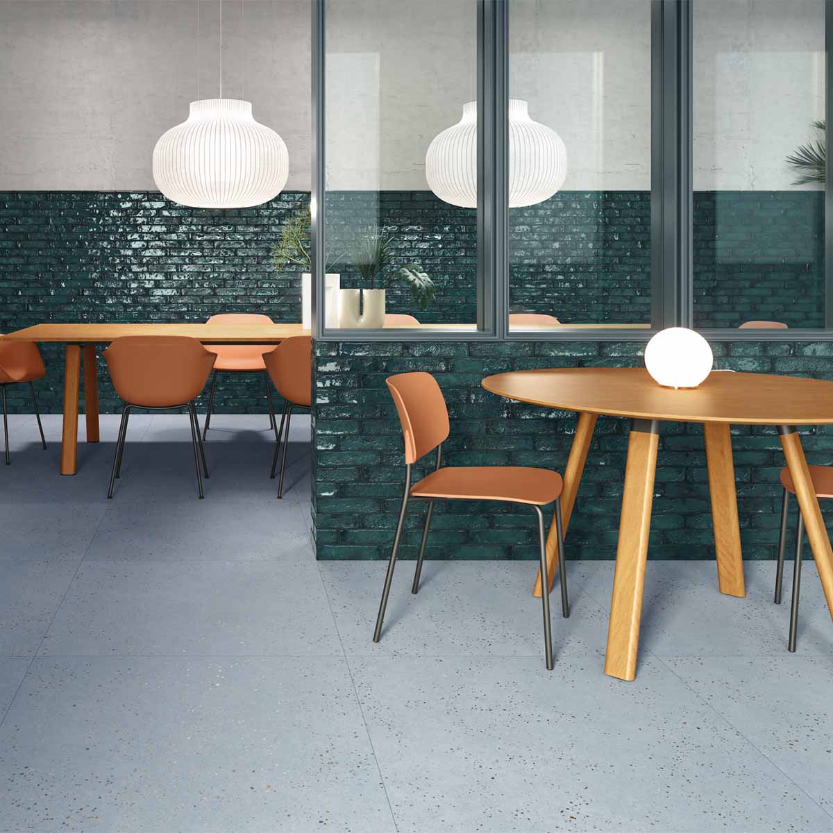 Sunset Petrol Decor Wall Tile 6x25cm Gloss