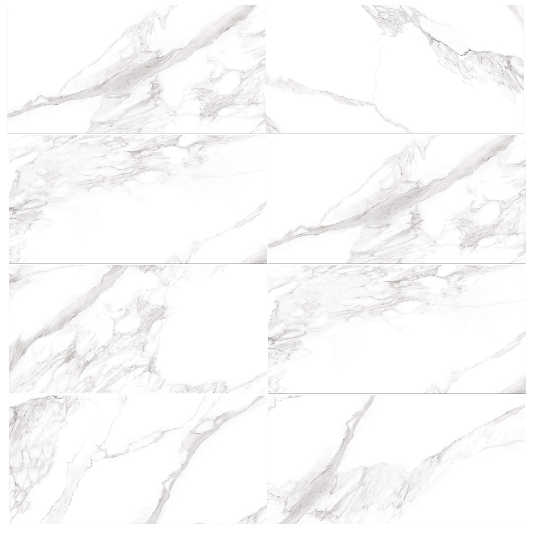 Torano Bianco Marble Effect Tile Natural Matt 60x120cm