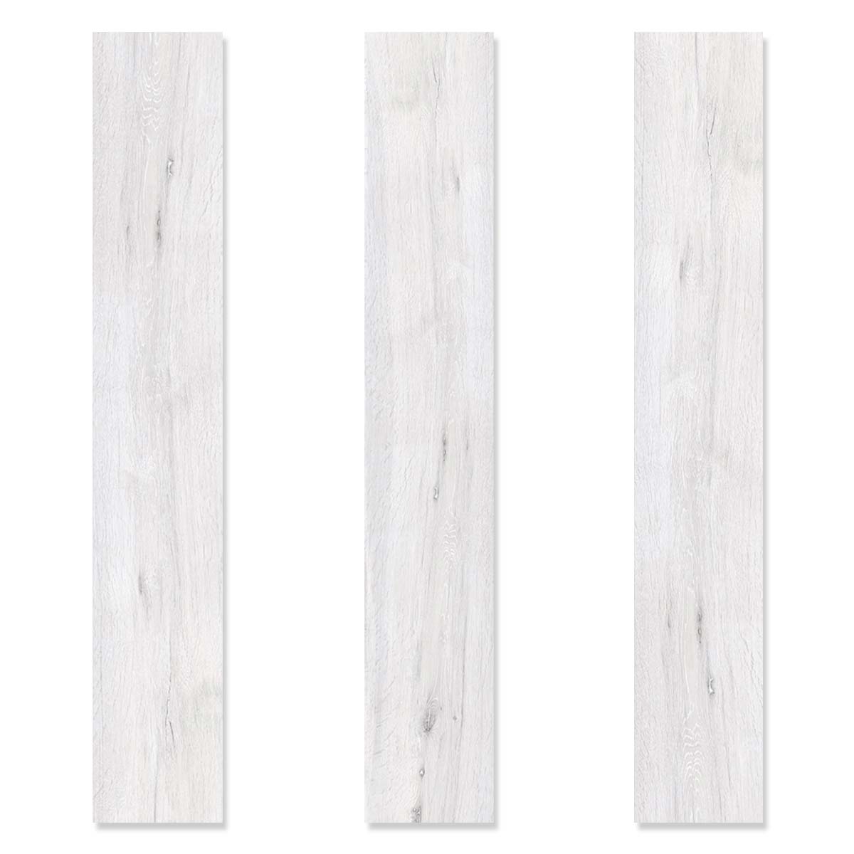Vives Bowden Blanco Wood Effect Porcelain Tile 19x120cm Matt