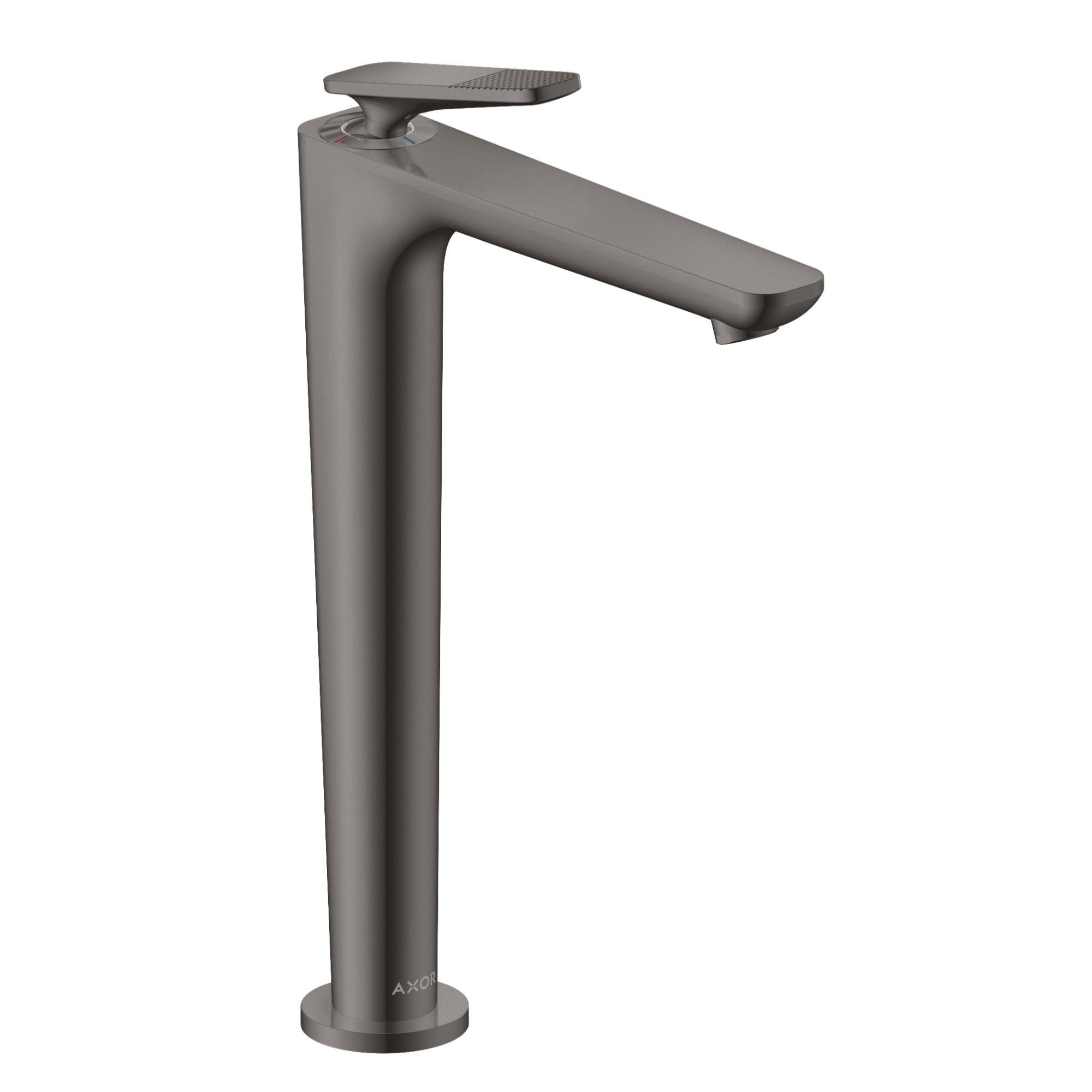 Axor Citterio C 250 Tall Basin Mixer Tap With Waste Cubic Cut Polished Black Chrome