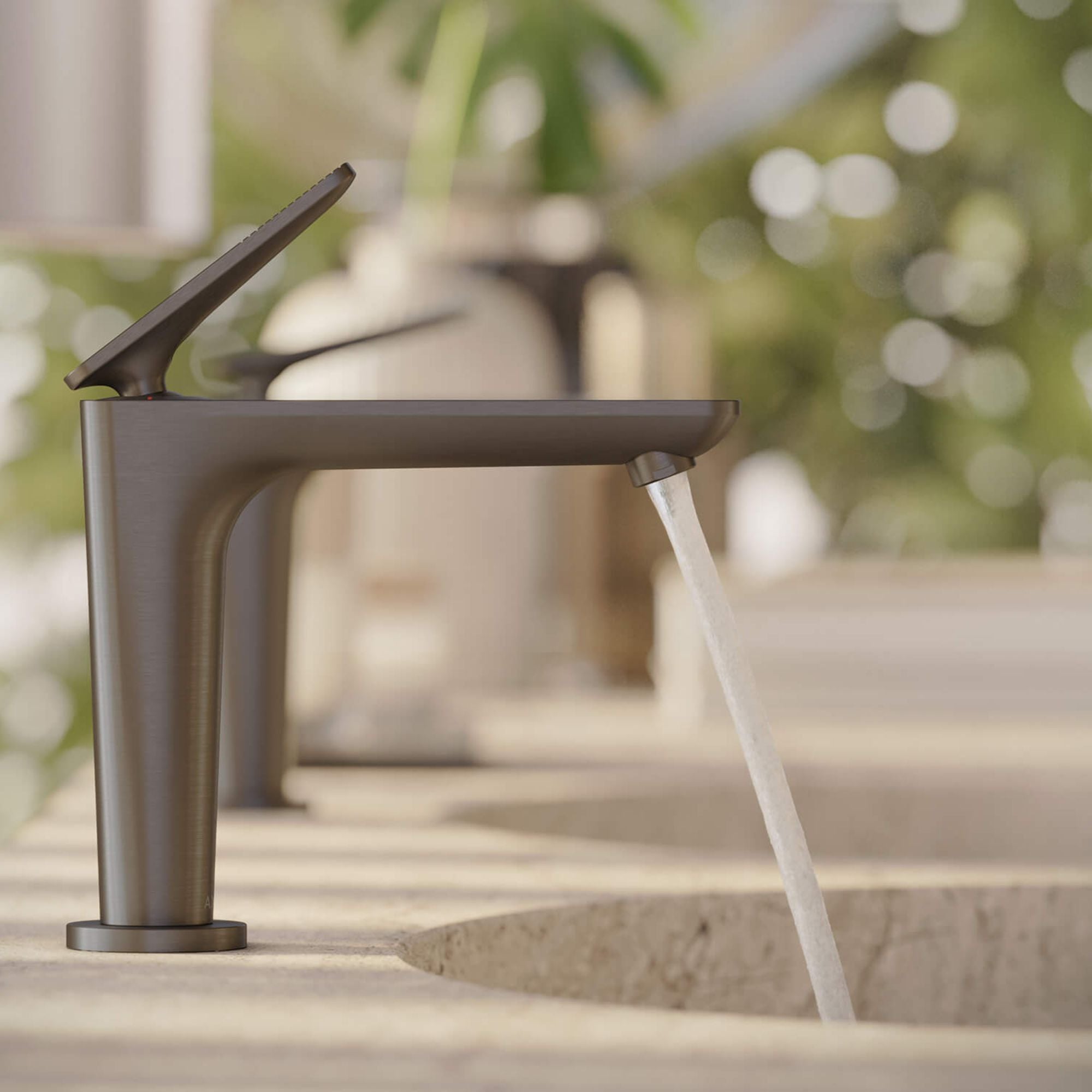 Axor Citterio C 90 Single Lever Basin Mixer Tap With Waste Cubic Cut