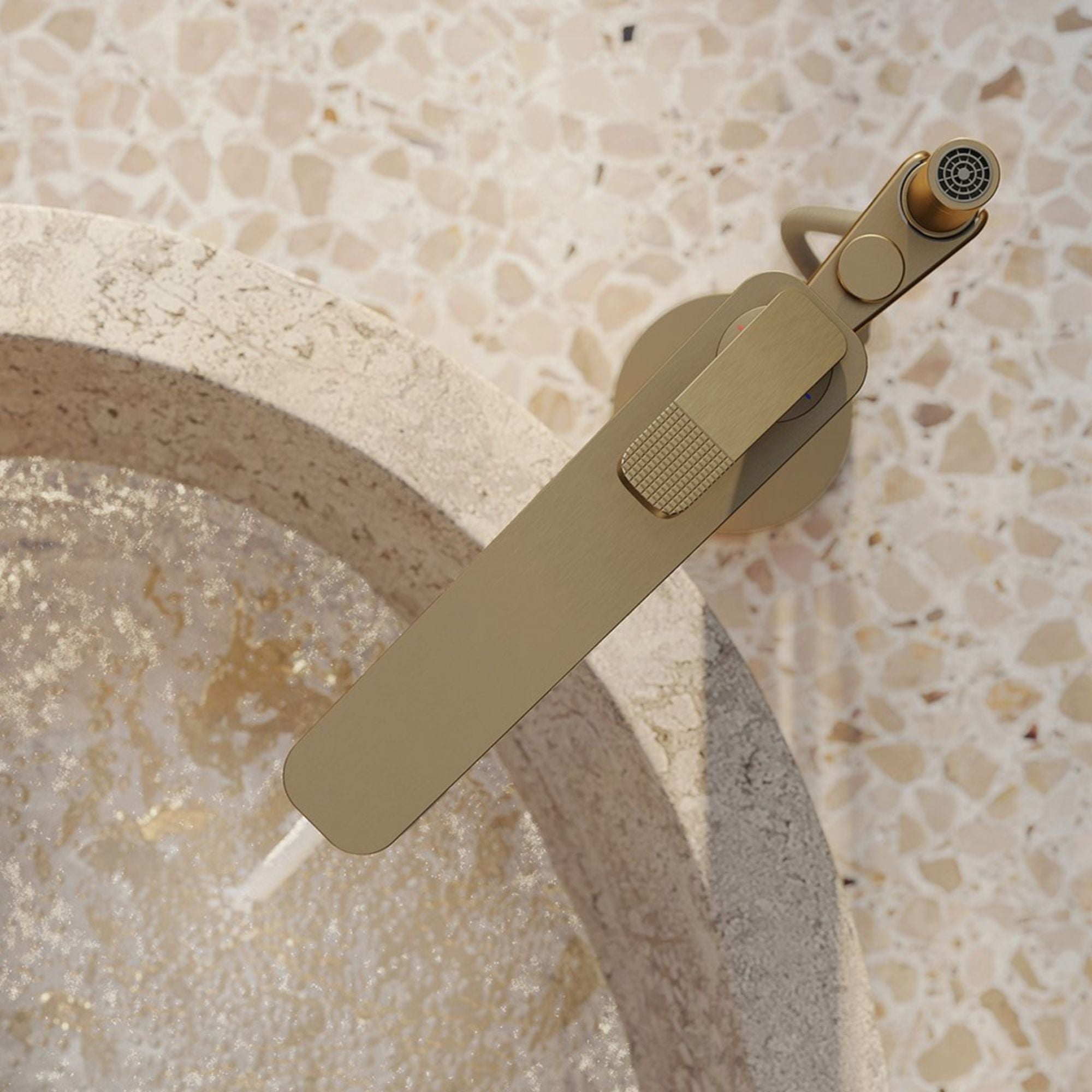 Axor Citterio C Floorstanding Bath Shower Mixer With Handset Cubic Cut