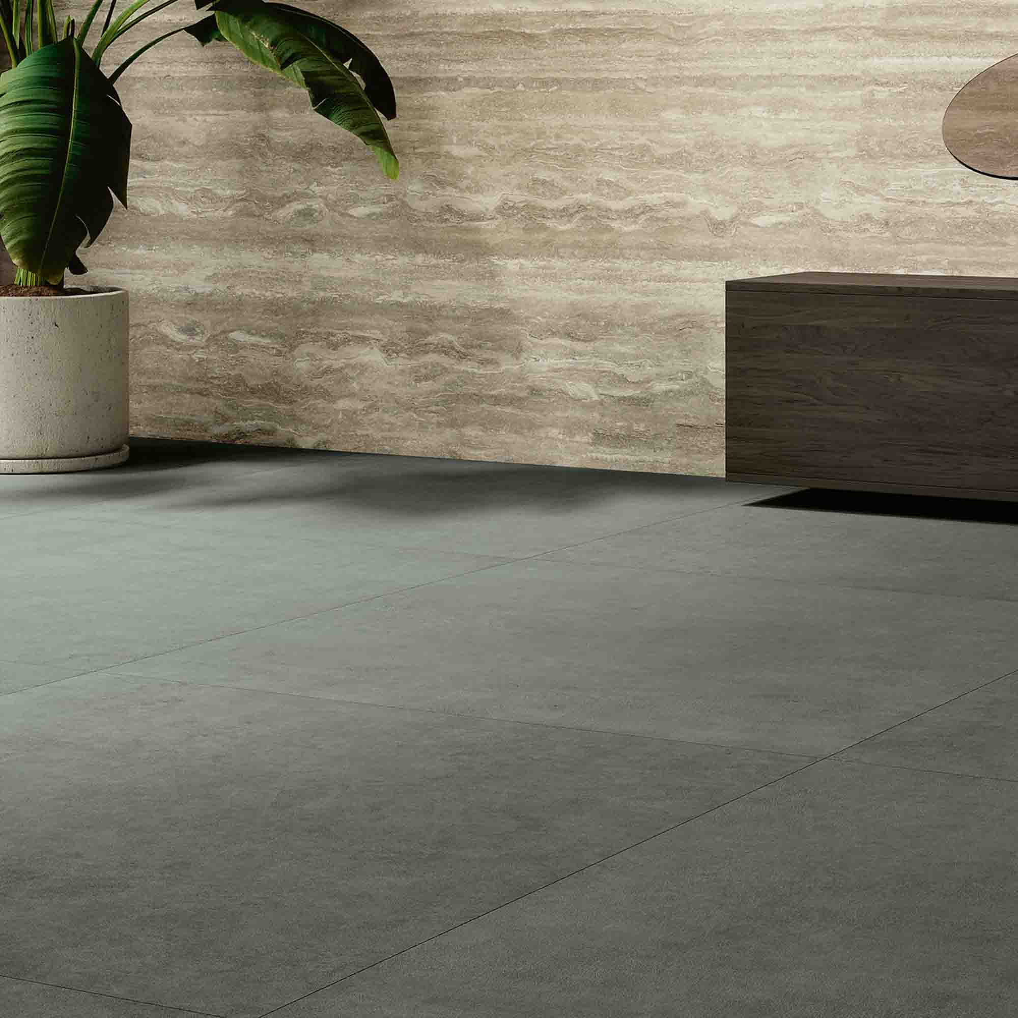 balance chester green concrete effect porcelain tile 60x120cm matt