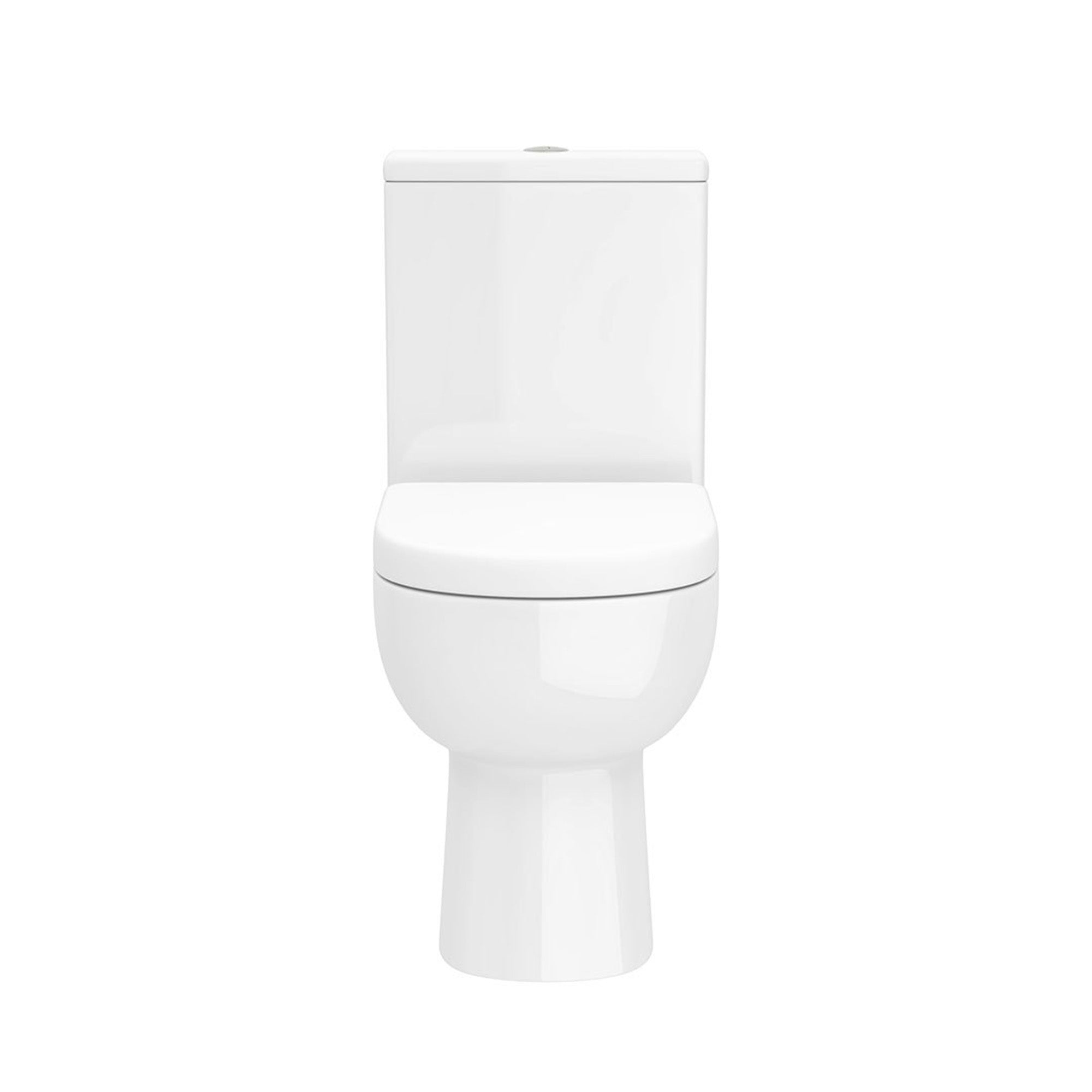 bondi rimless close coupled toilet with soft close seat