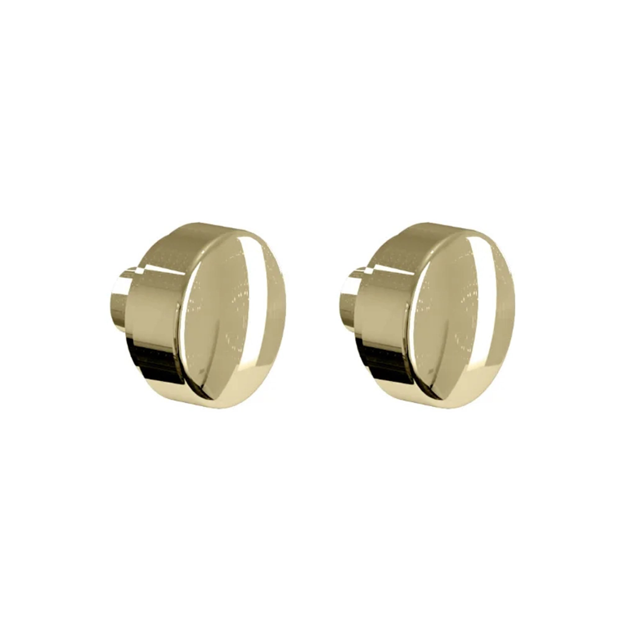 burlington gold wc pan fixing screw cover caps pair