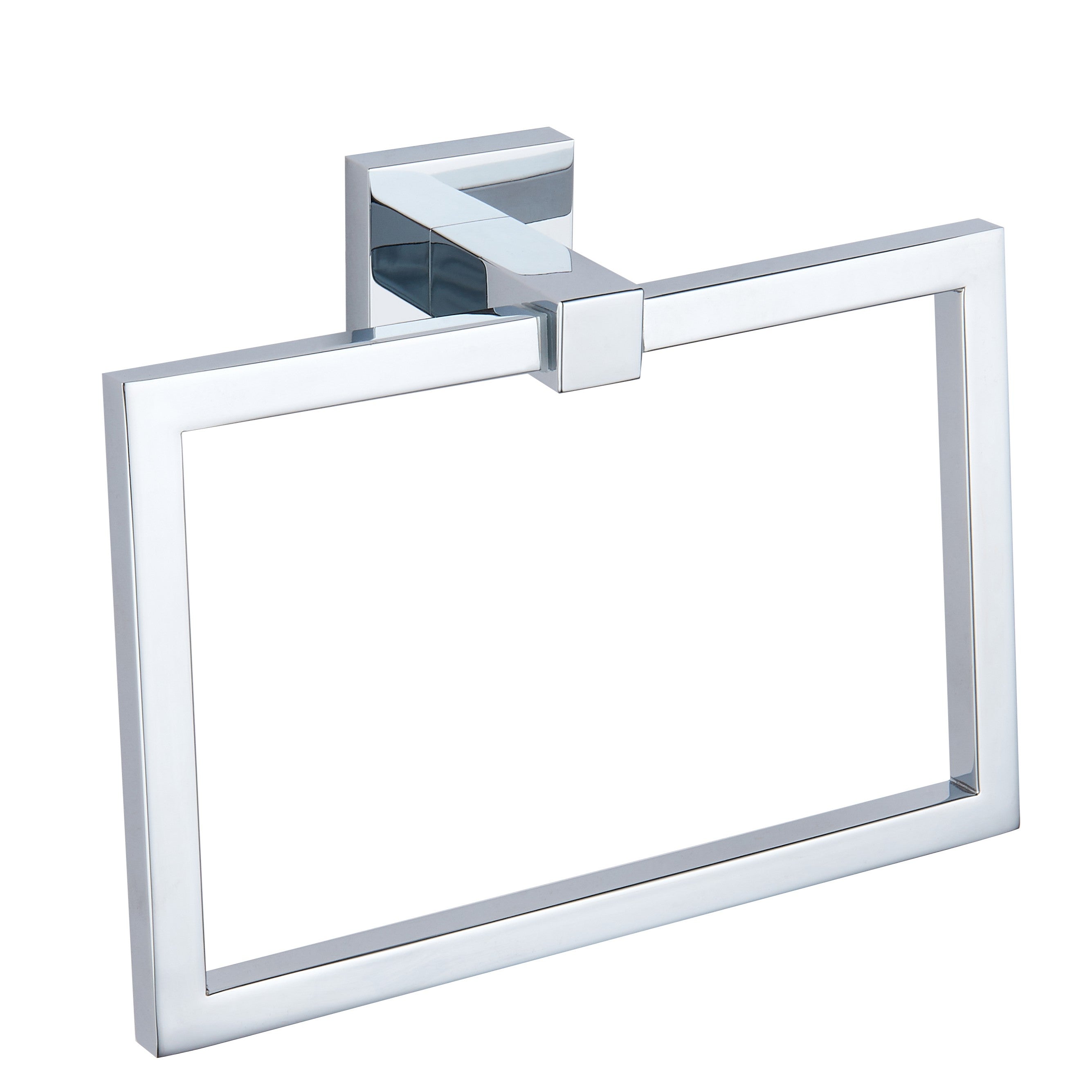 Camden Square Towel Ring Chrome