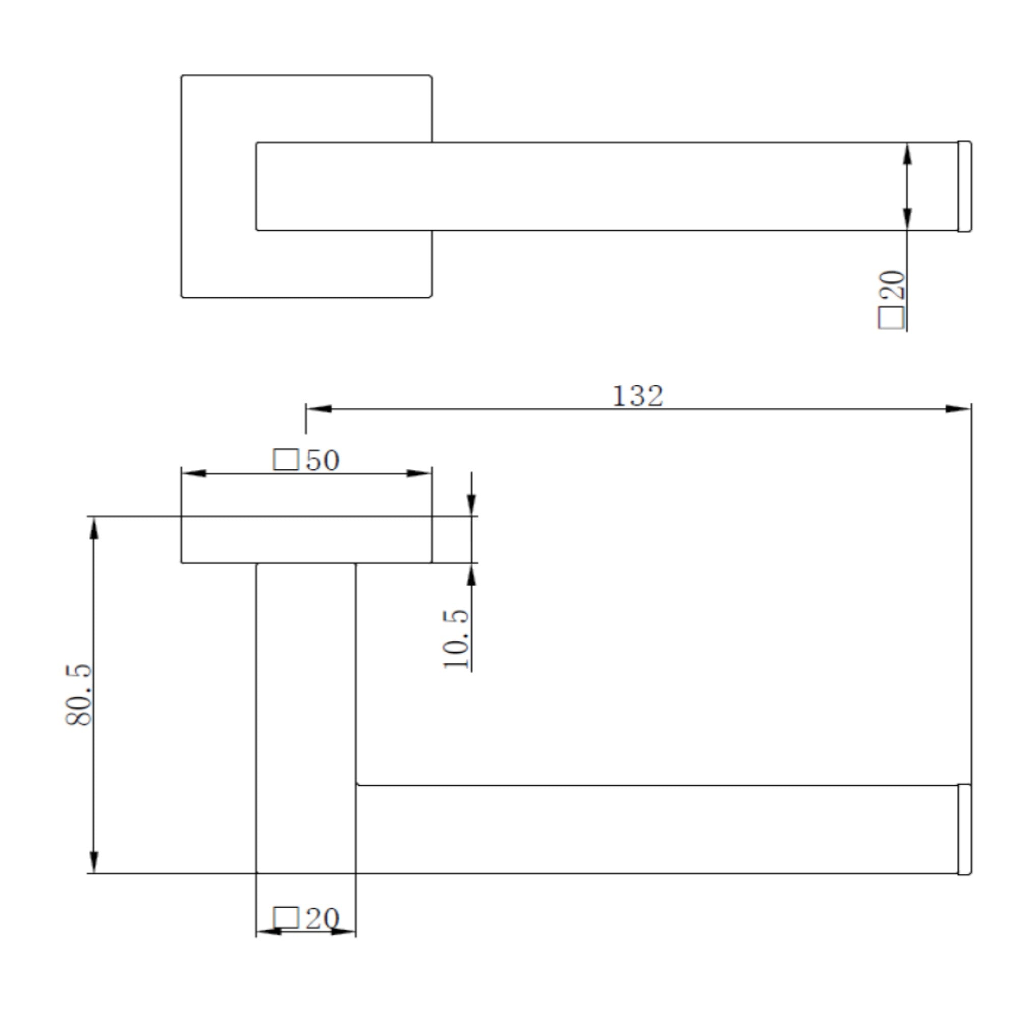 Camden Toilet Roll Holder Measurement