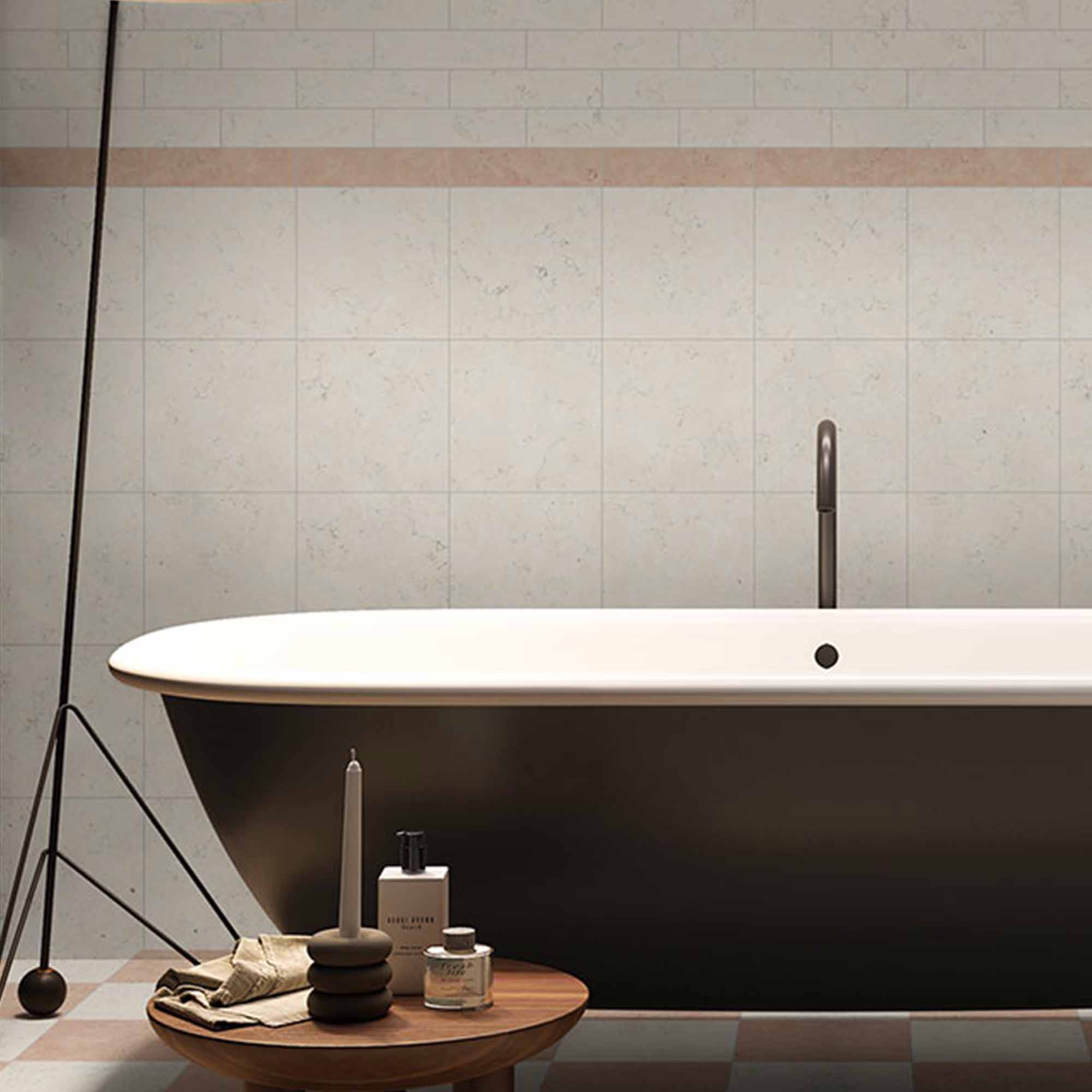chester ivory marble effect porcelain tile 30x30cm matt
