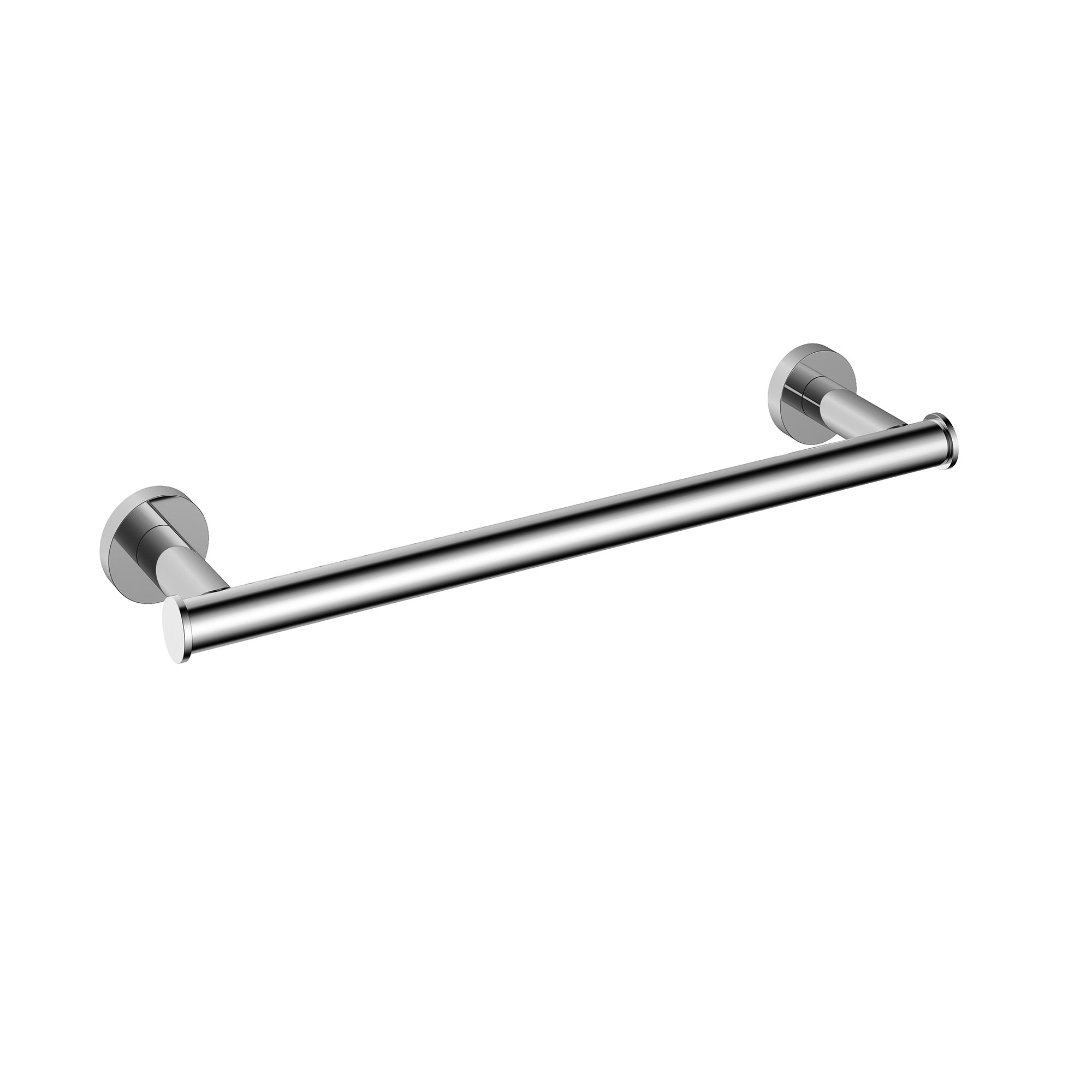 cobber single towel rail 340mm chrome