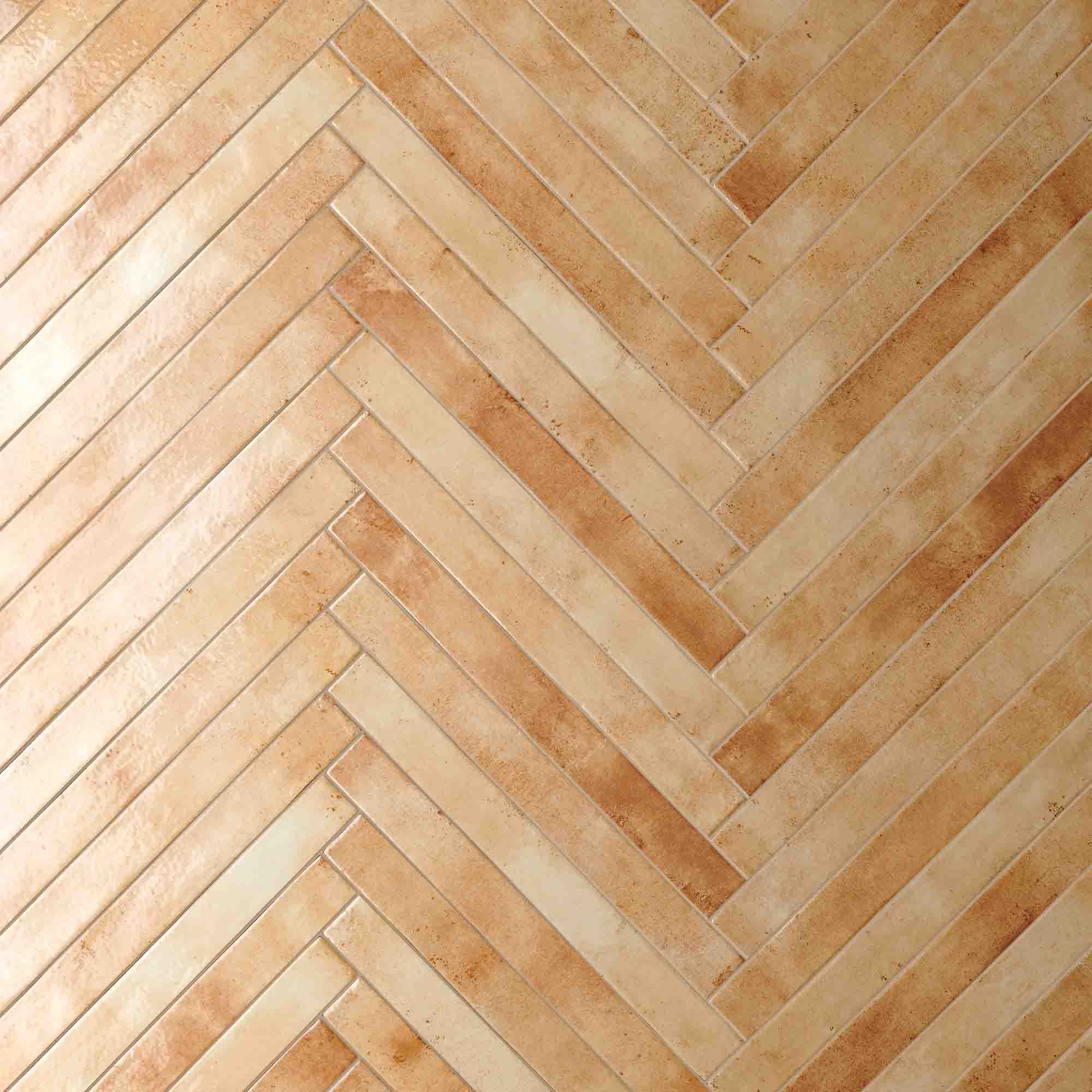 colours beige ceramic wall tile 4.5x45cm gloss