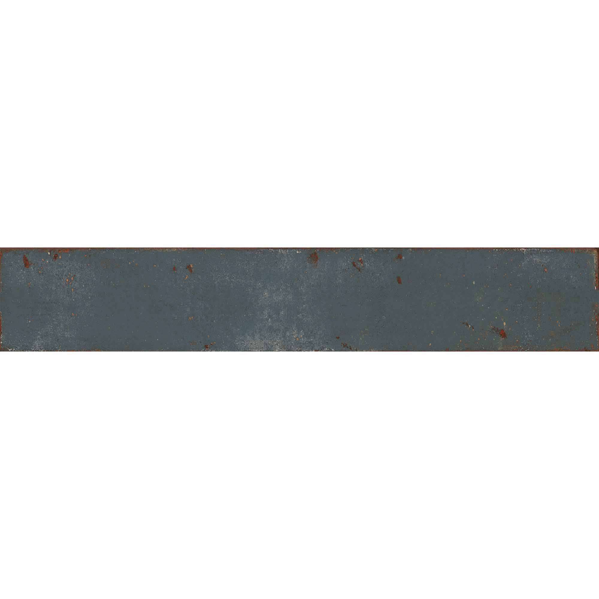 colours blue porcelain wall tile 4.8x45cm gloss