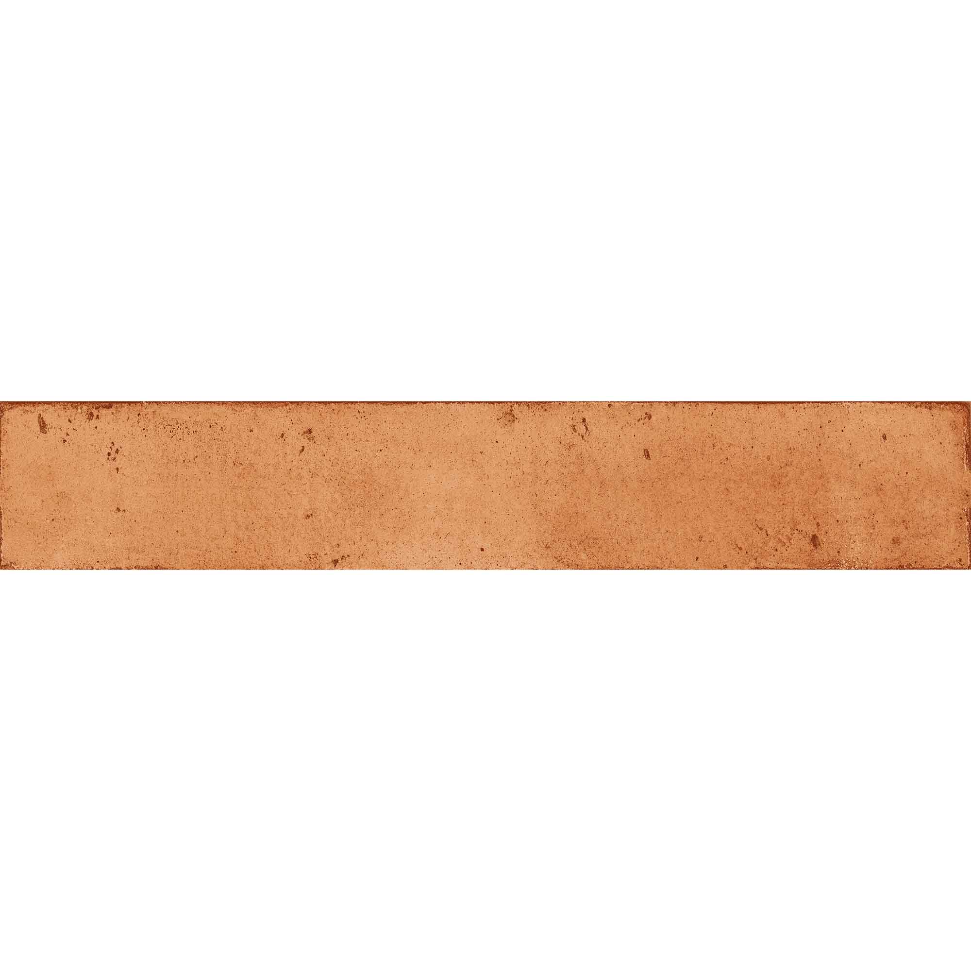 colours salmon porcelain wall tile 4.8x45cm gloss