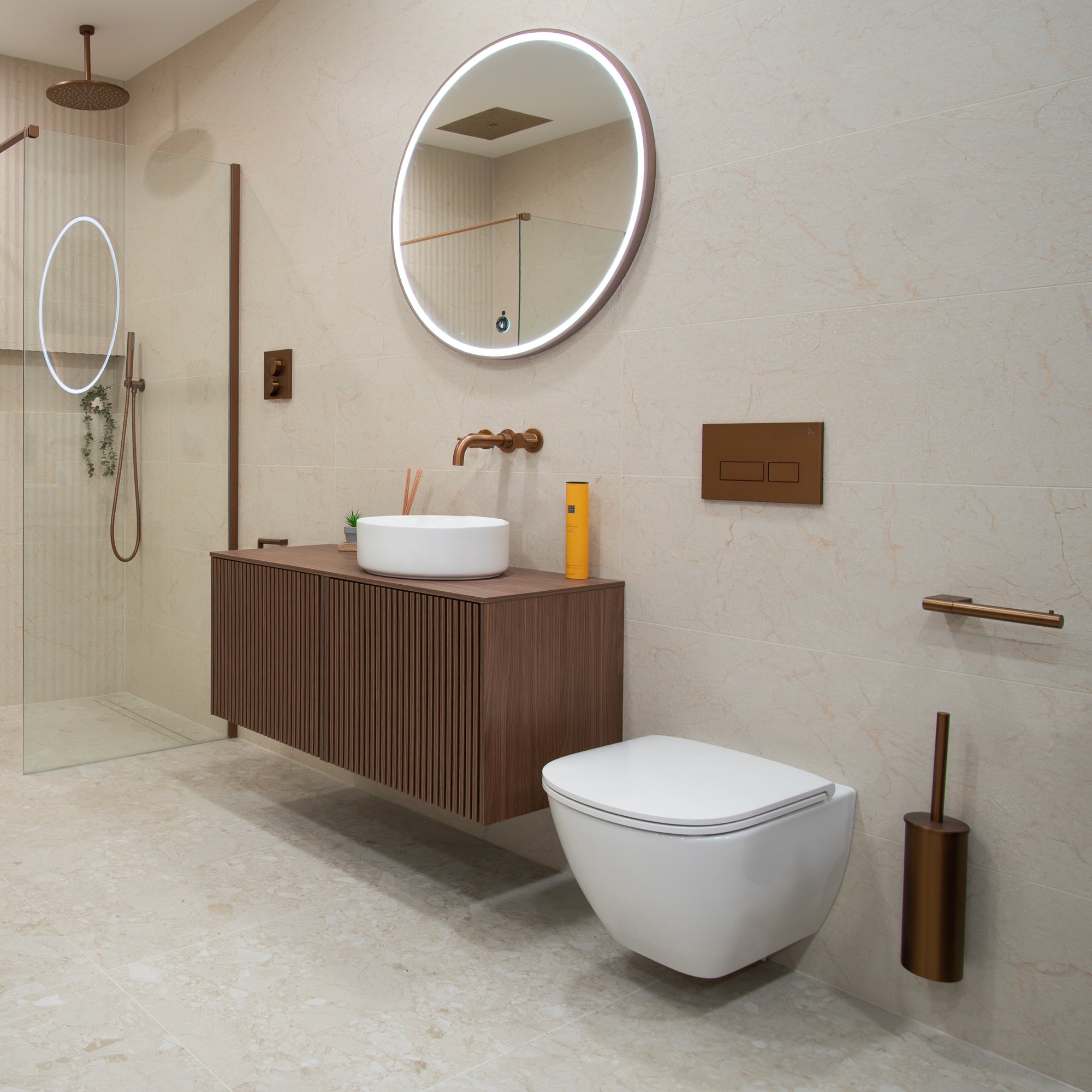 Cream-R Oasis Stone Effect Wall Tile 32x99cm Matt