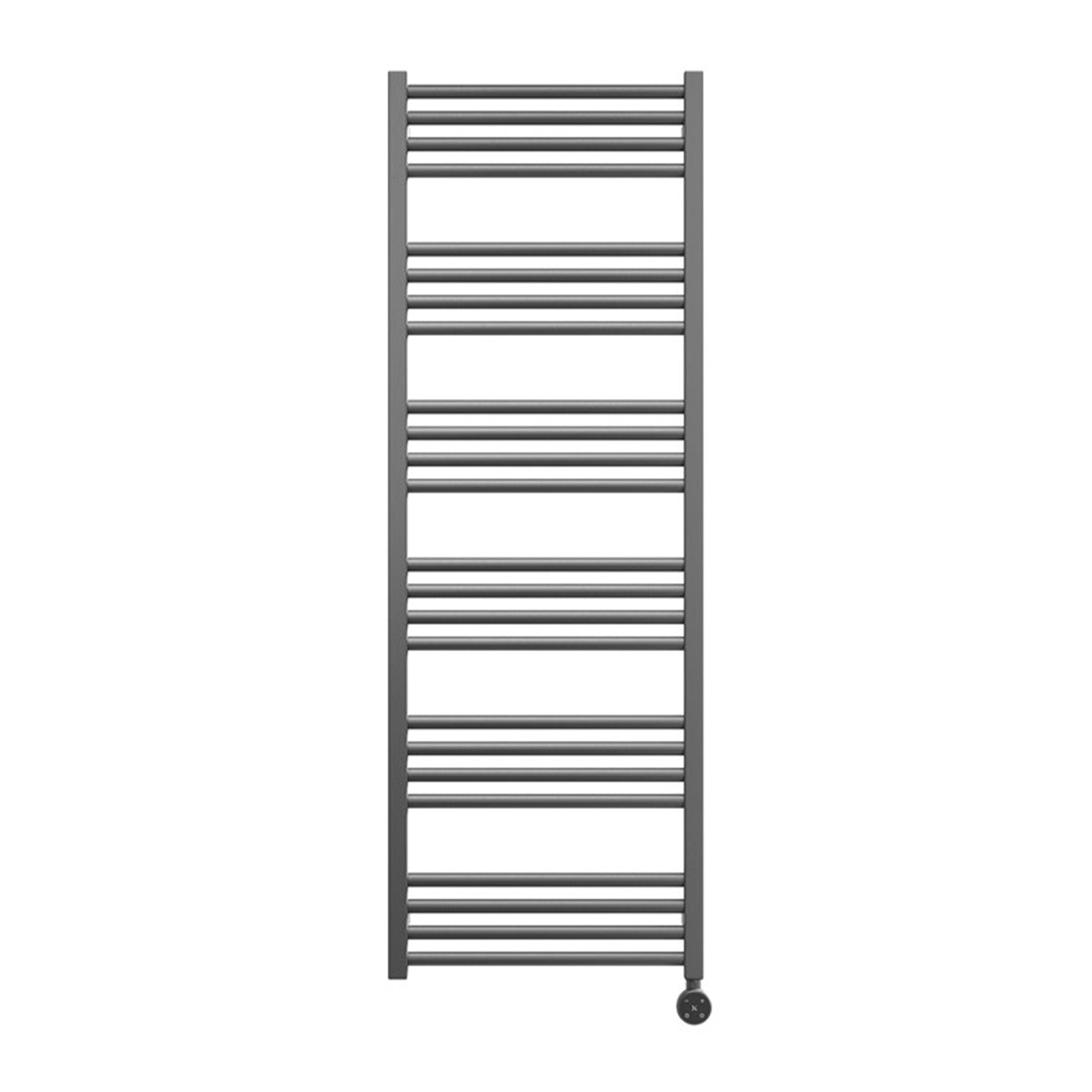 crosswater mpro all electric heated towel rail 480x1380mm slate