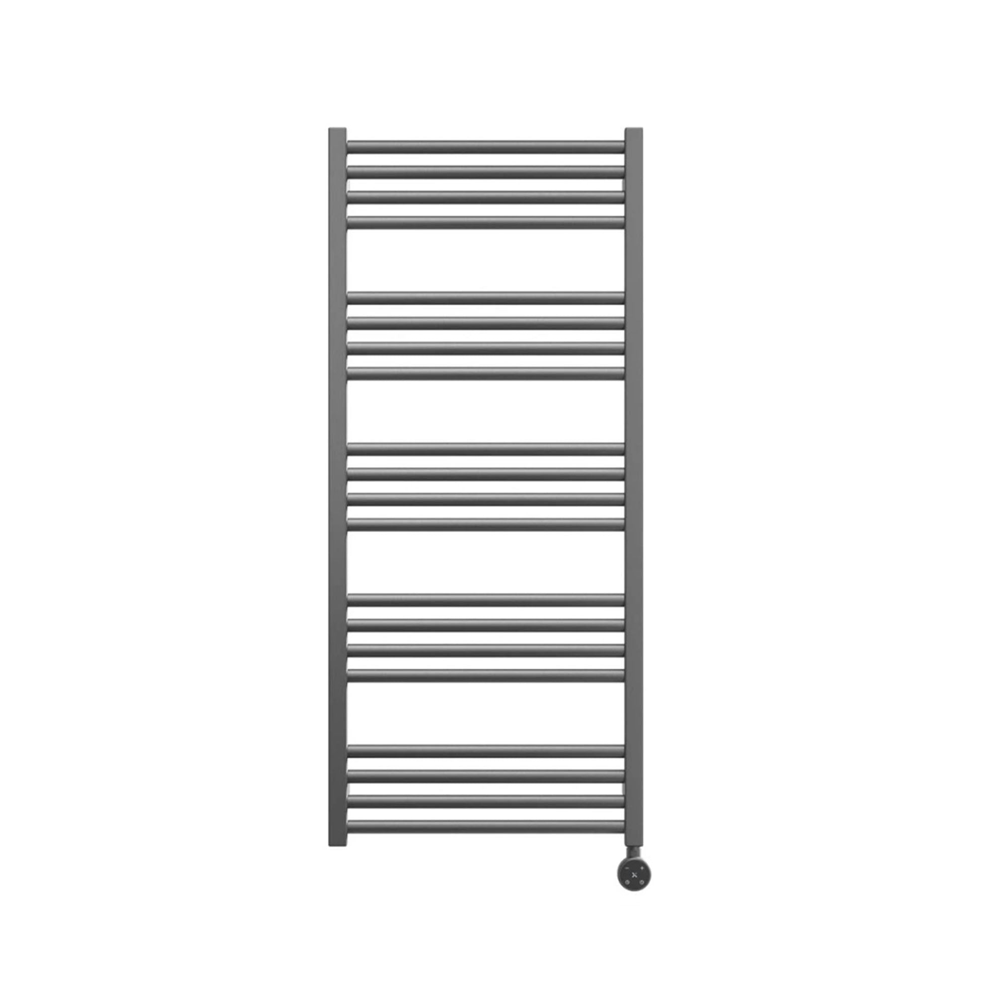 crosswater mpro all electric heated towel rail 480x11140mm slate