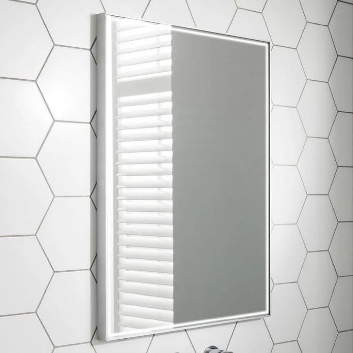 Crosswater MPRO Framed LED Illuminated Fog Free Mirror - 600x800