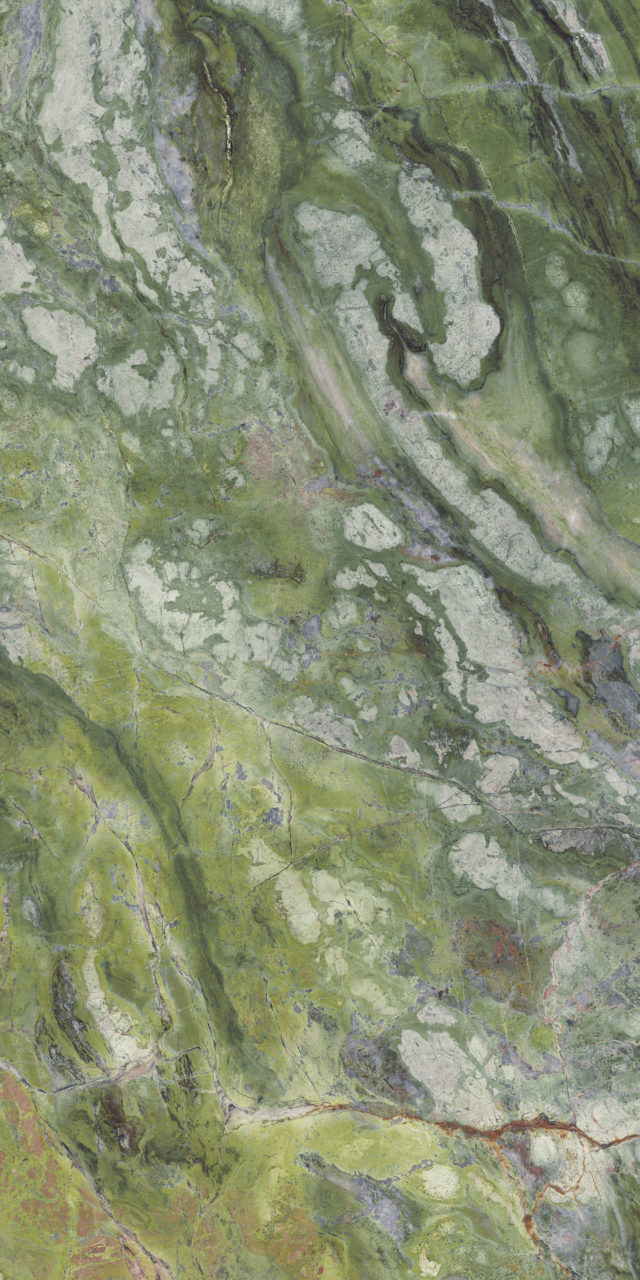 Deluxe Emerald Marble Effect Porcelain Tile Gloss 60x120cm