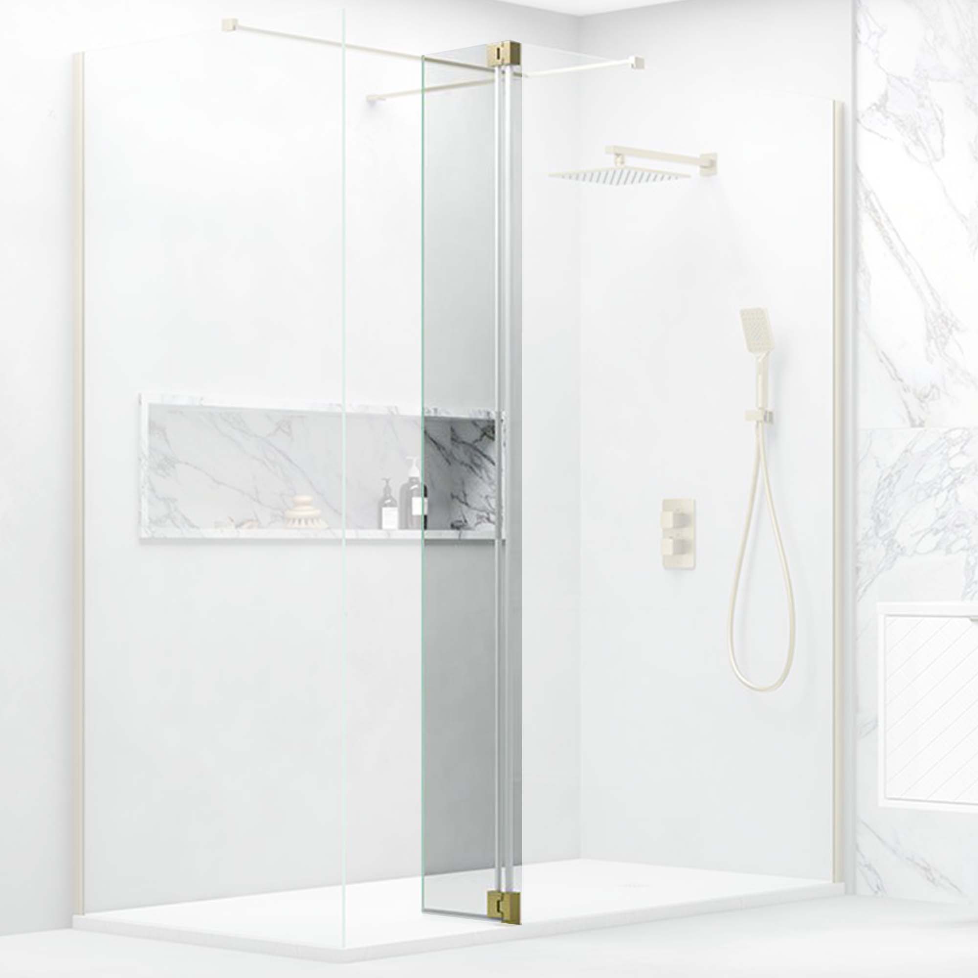 Deluxe Flipper Panel For Wetroom Screen