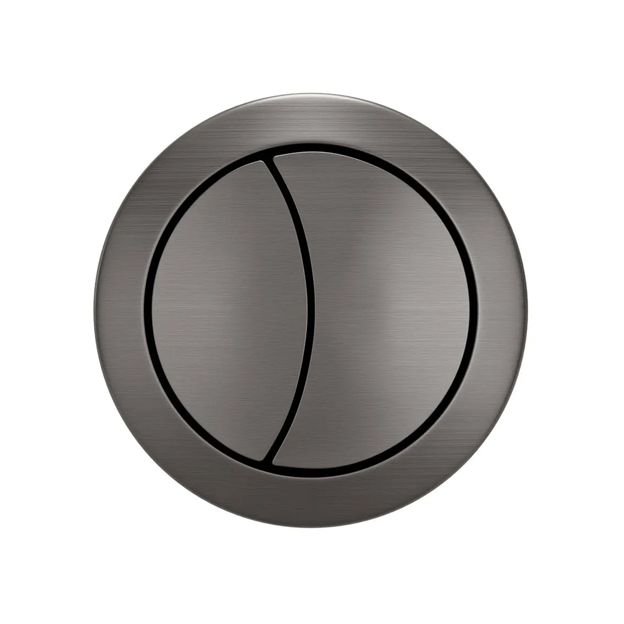 dual flush button gun metal