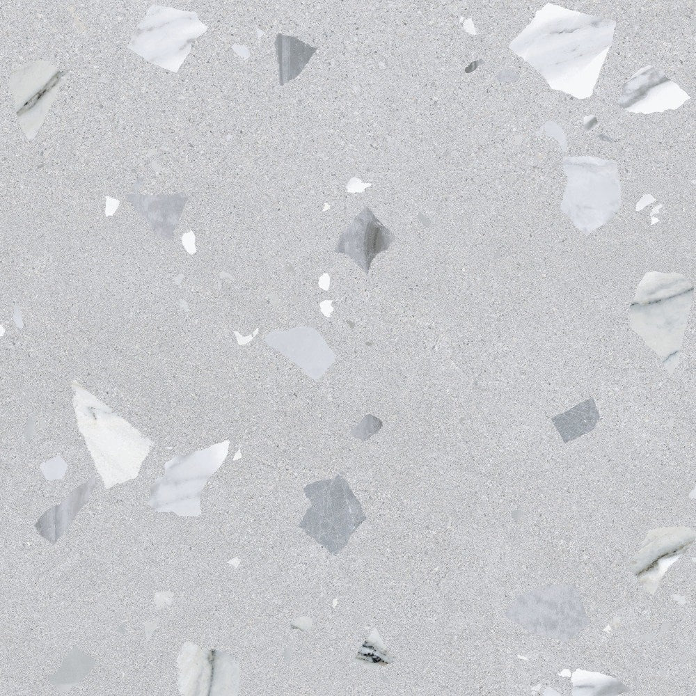 Arcana Ribe Gris Terrazzo Porcelain Tile 80x80cm