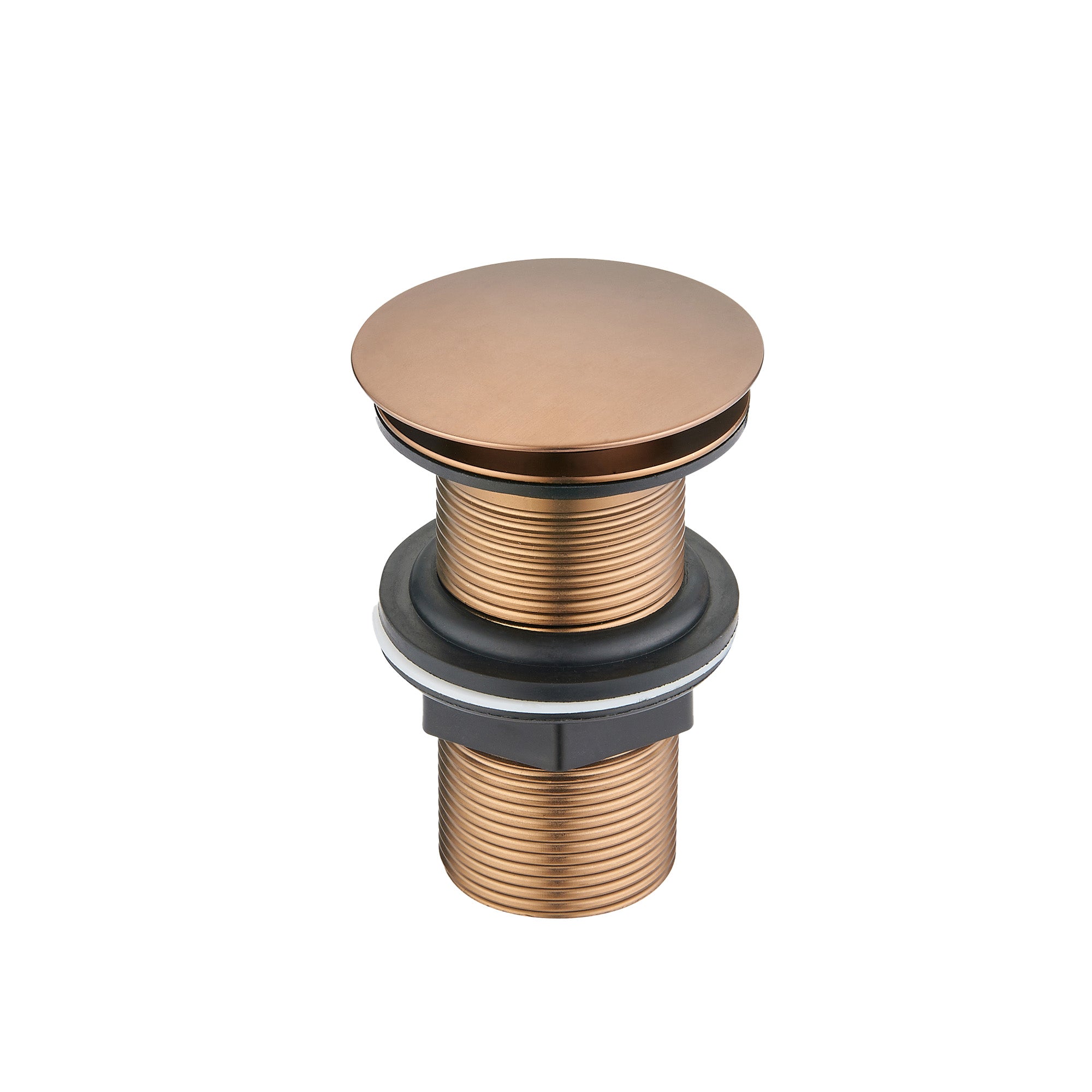 elliot click clack unslotted basin waste brushed bronze