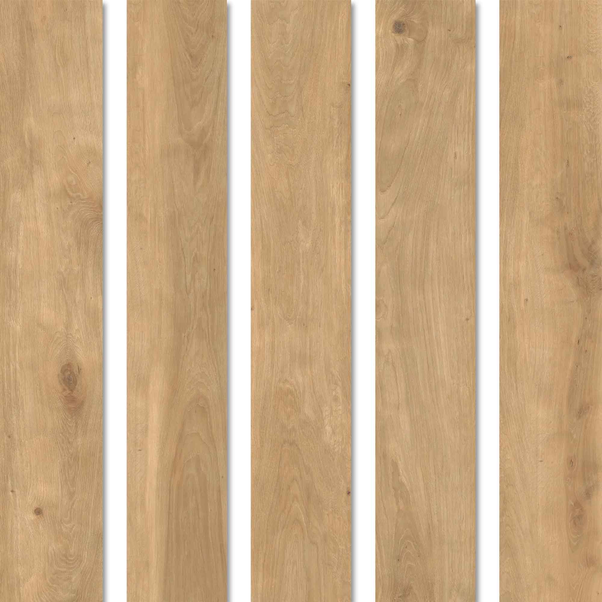 essence gold wood effect porcelain tile 20x120cm matt