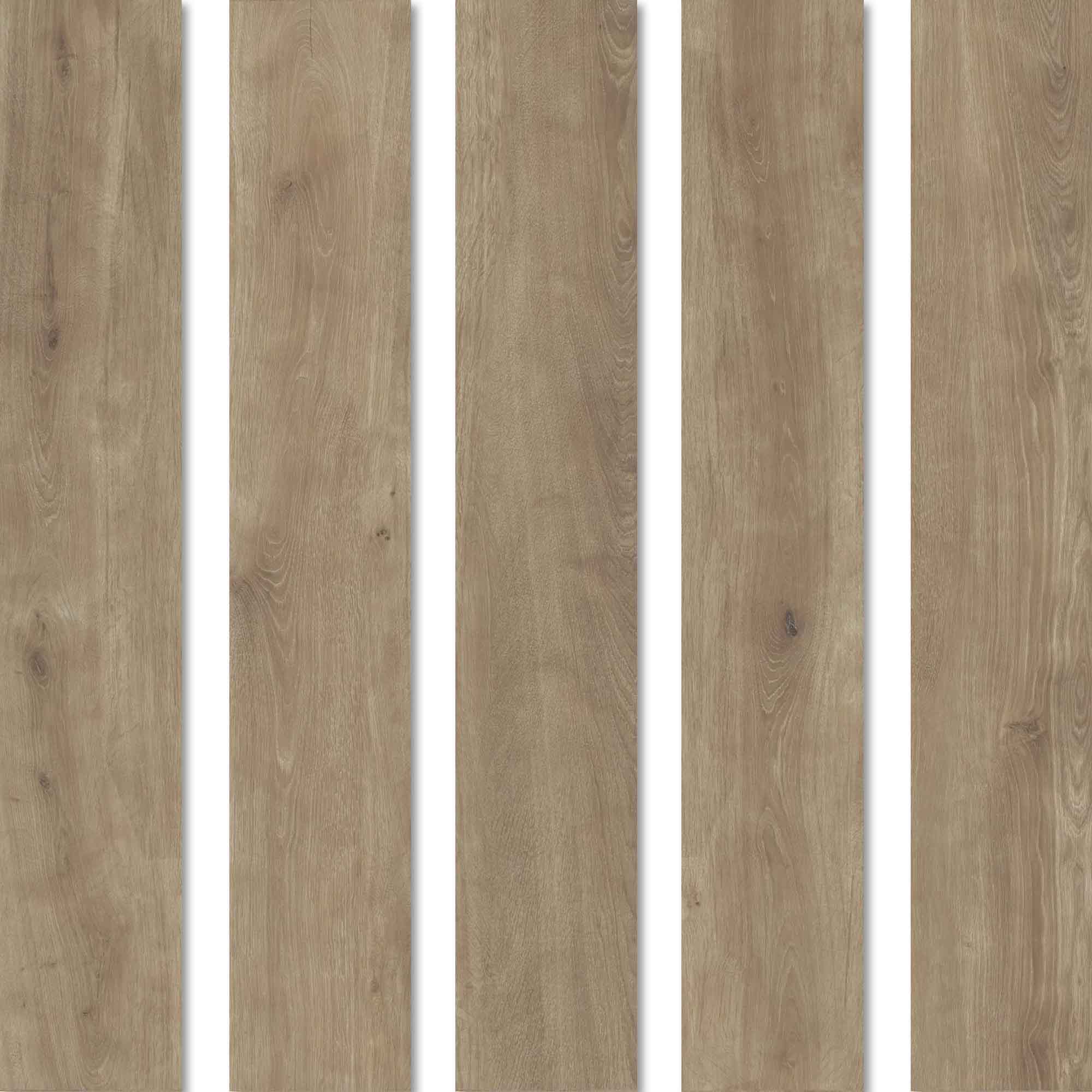 essence taupe wood effect porcelain tile 20x120cm matt