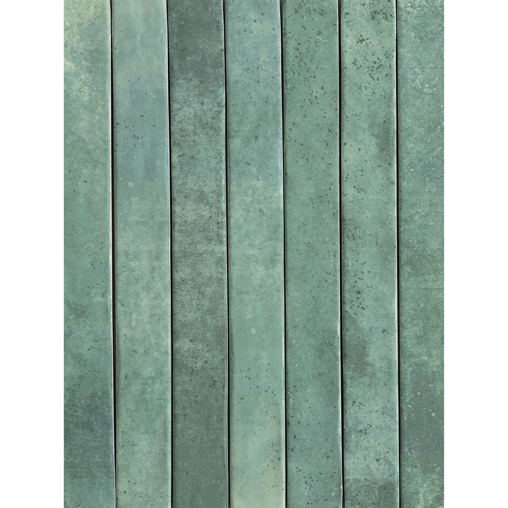 Fado Mint Porcelain Tile 4.8x45cm Gloss