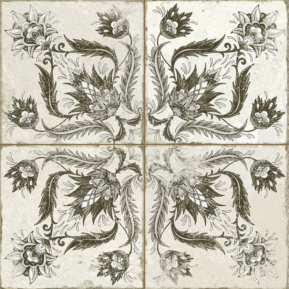 FS Ivy Black Natural Tile 45 x 45cm