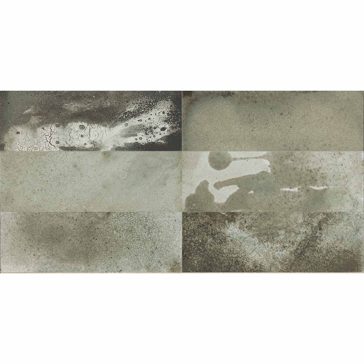 FS Raku Sage Decor Wall Tile 20x40cm Matte