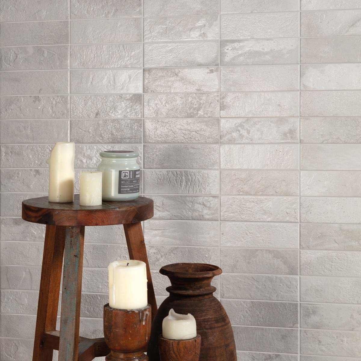 fs-raku white decor wall tile 20x40cm lifestyle
