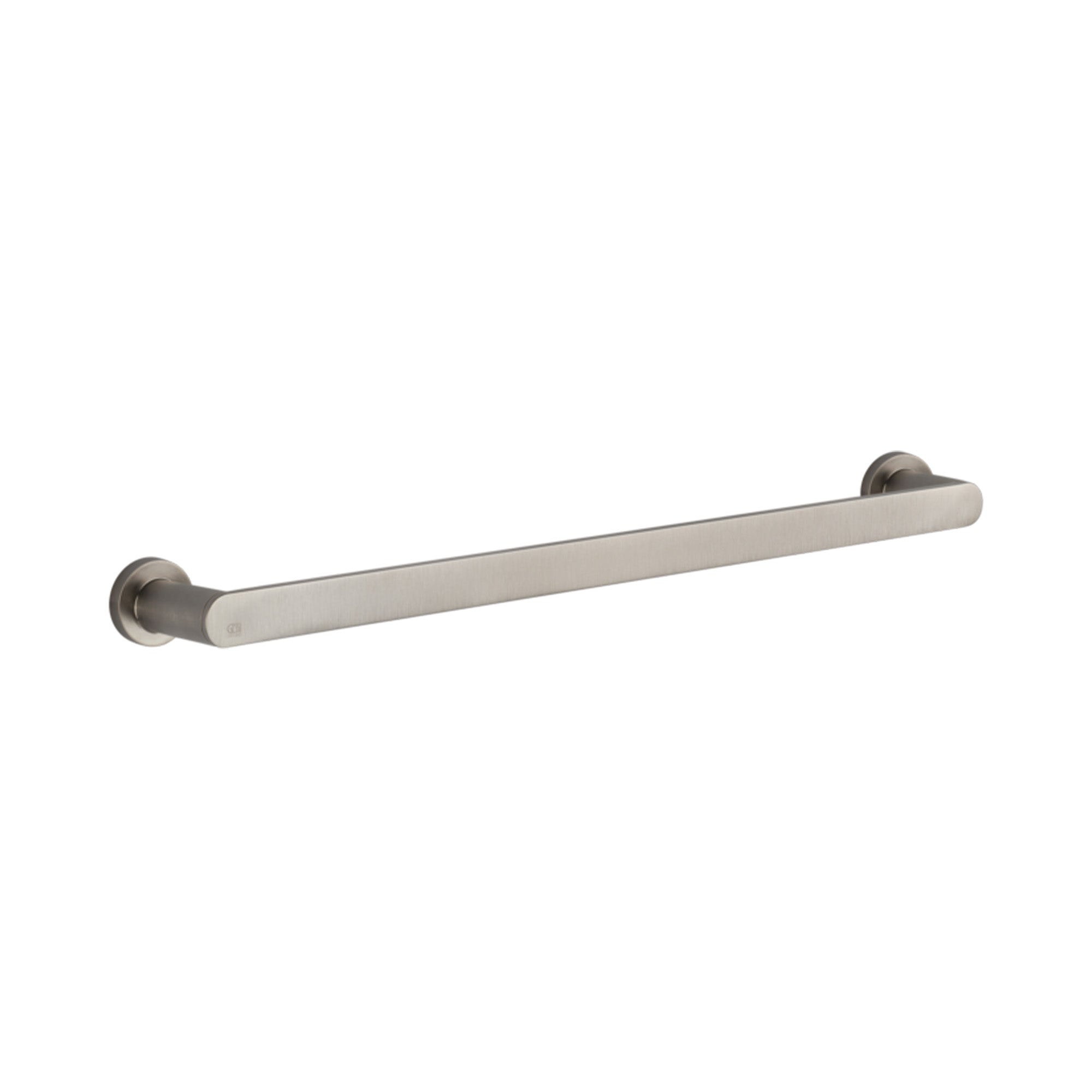 gessi emporio single towel rail 450mm finox brushed nickel