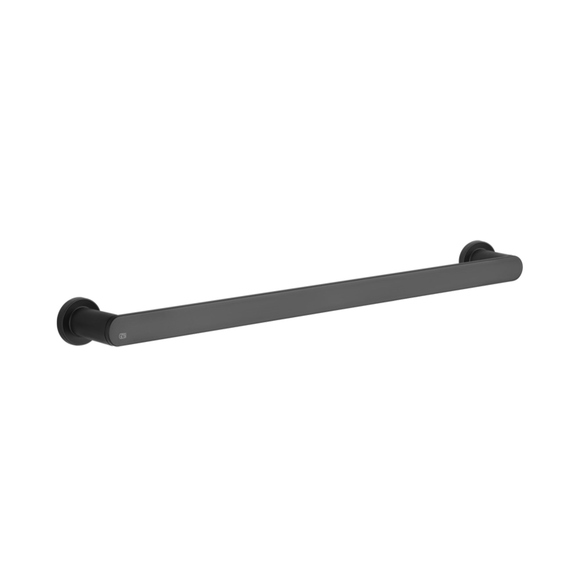 gessi emporio single towel rail 450mm matt black